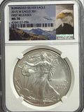 2015-W Burnished American Silver Eagle NGC MS70 First Release