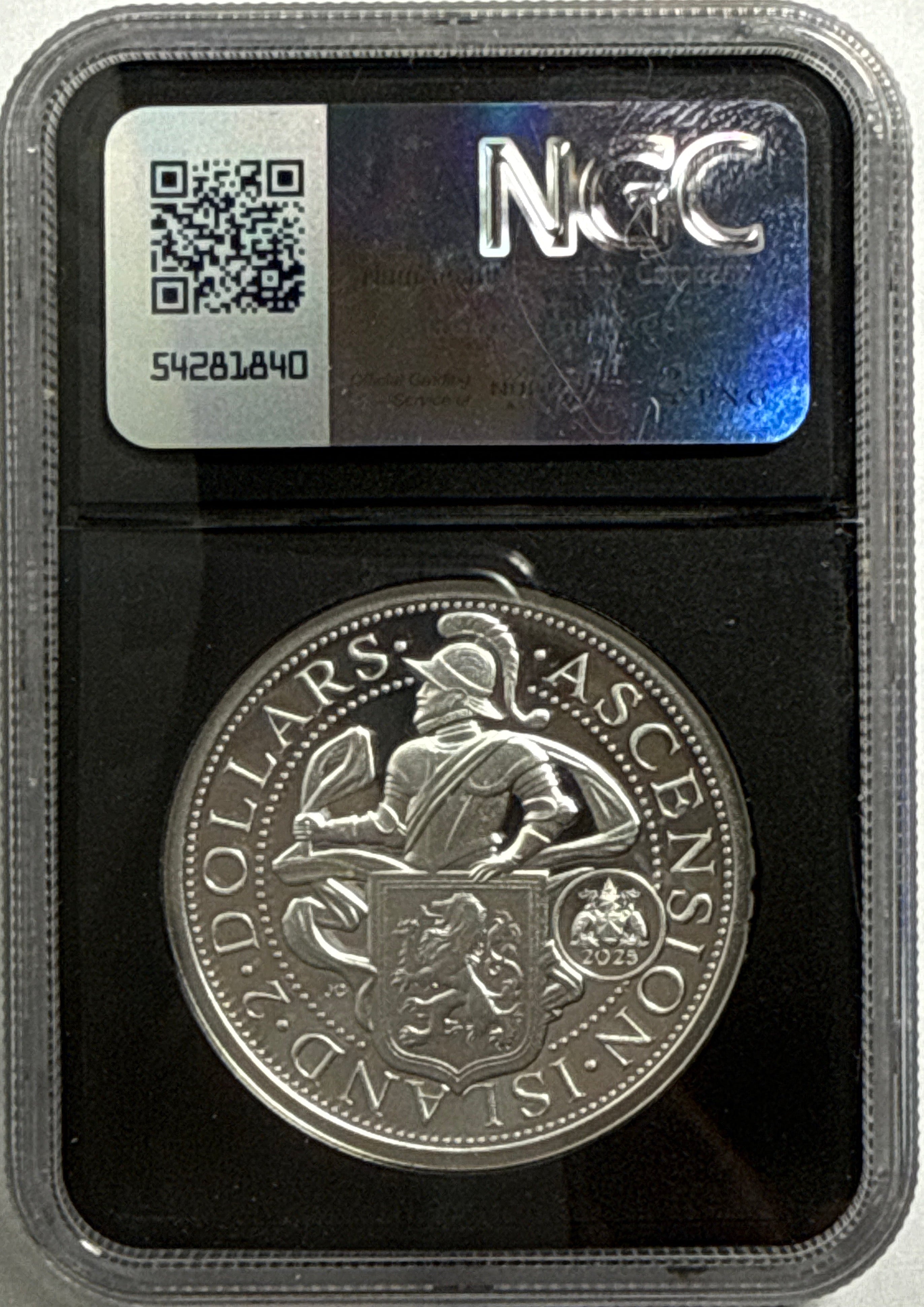 2025 2 oz Ascension $2 Silver Lion Dollar - High Relief NGC FDI PF70 UCAM Jody Clark Hand Signed
