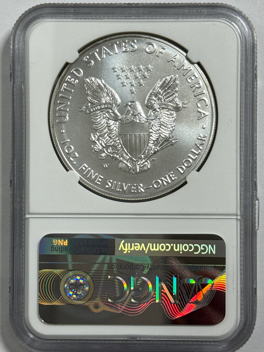 2016-W Burnished American Silver Eagle NGC MS70 Early Release 30 Anniversary