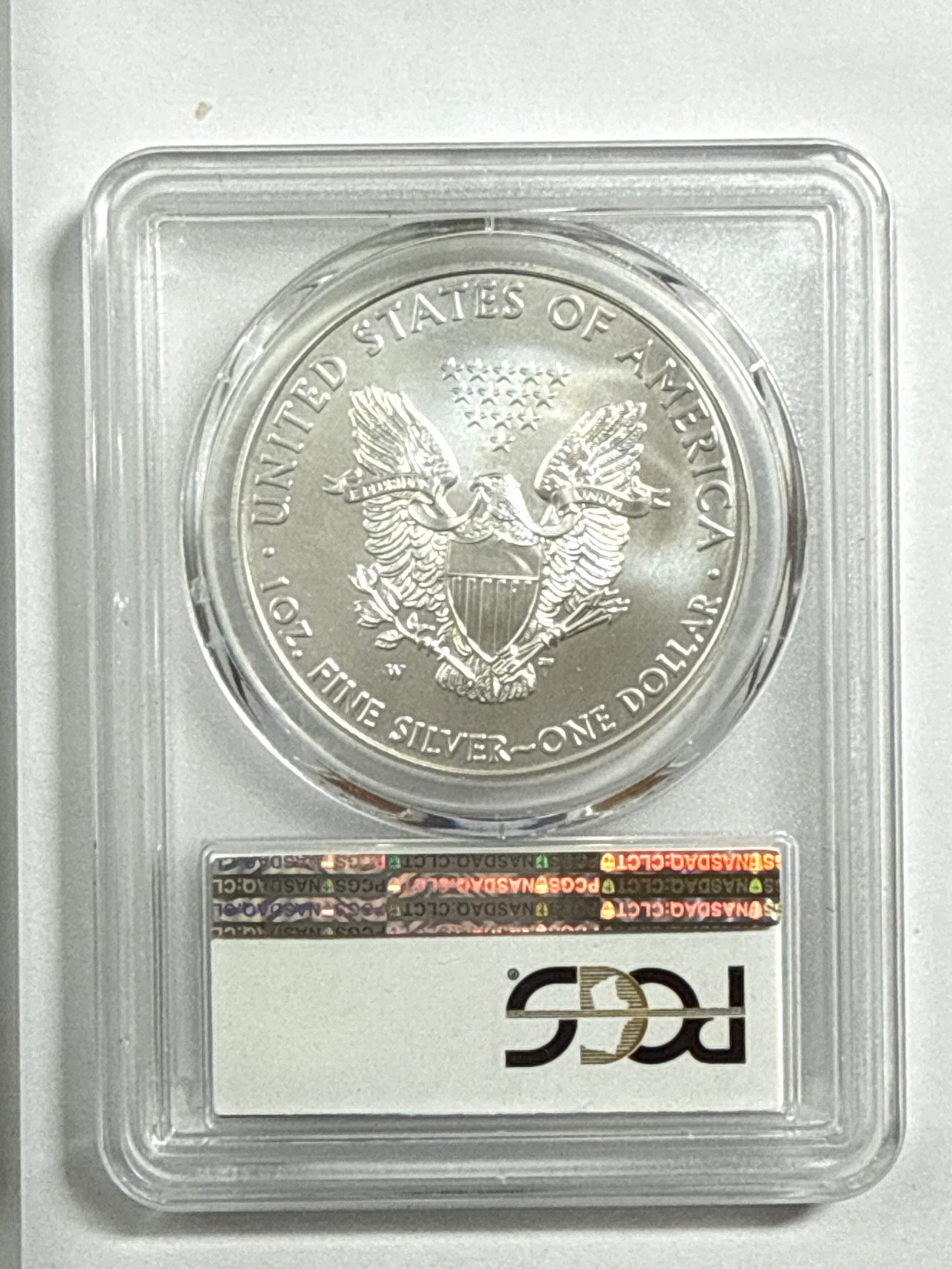 201 1-W Burnished American Silver Eagle PCGS SP70 25th Anniv Set