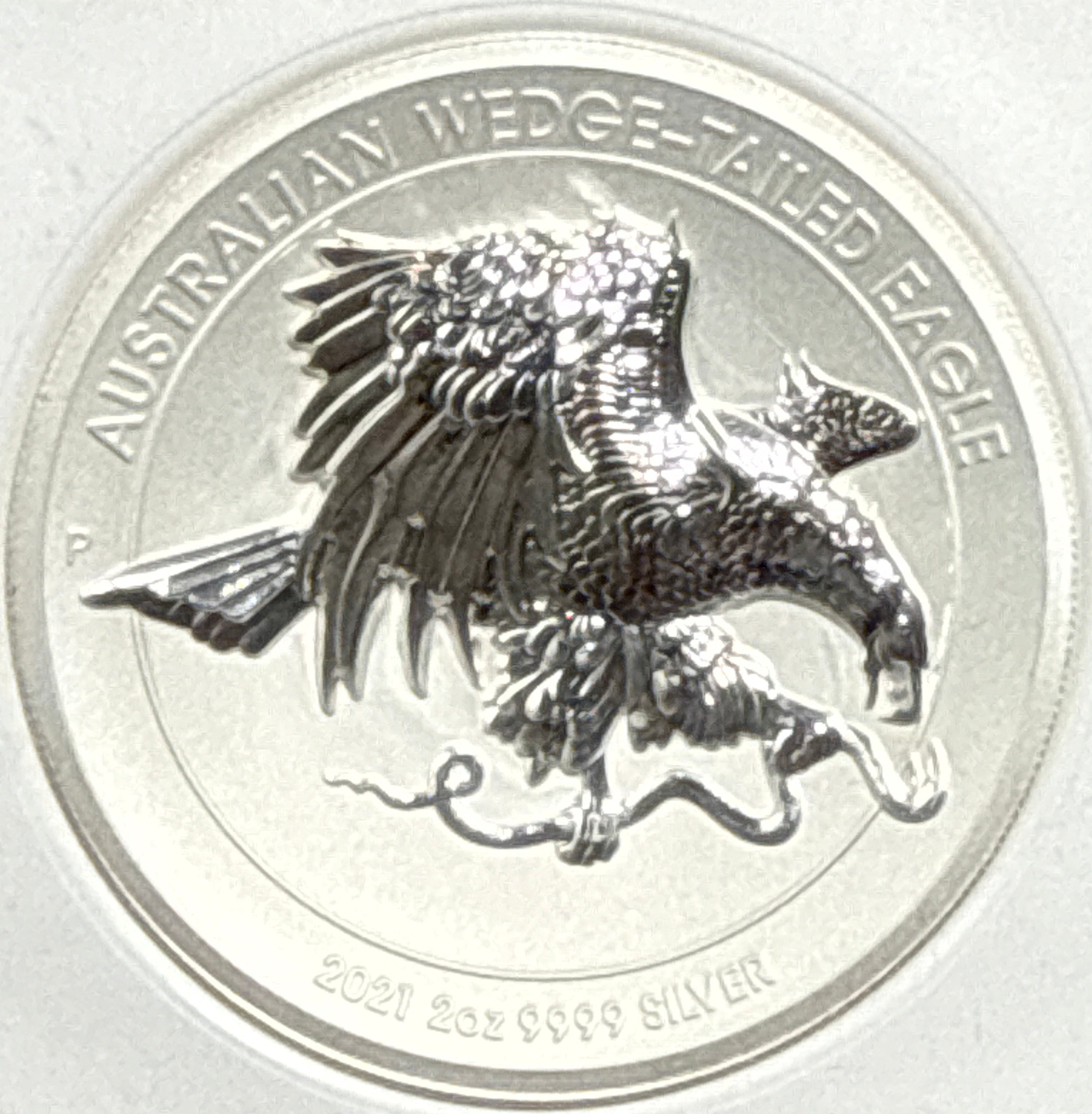 2021P Australia $2 .999 Silver Wedge-Tailed Eagle NGC  Ultra High Relief FDI REV PF70 Mercanti