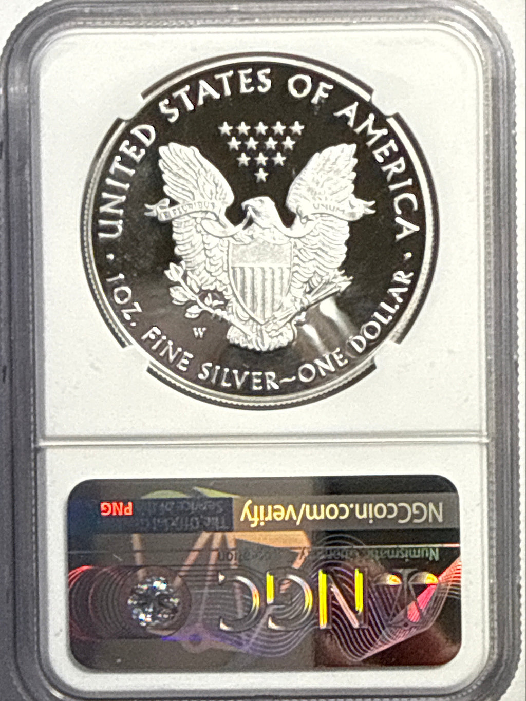 2021-W American Silver Eagle $1  Heraldic Eagle T-1 NGC 35th Anniversary FDI PF70 UCAM