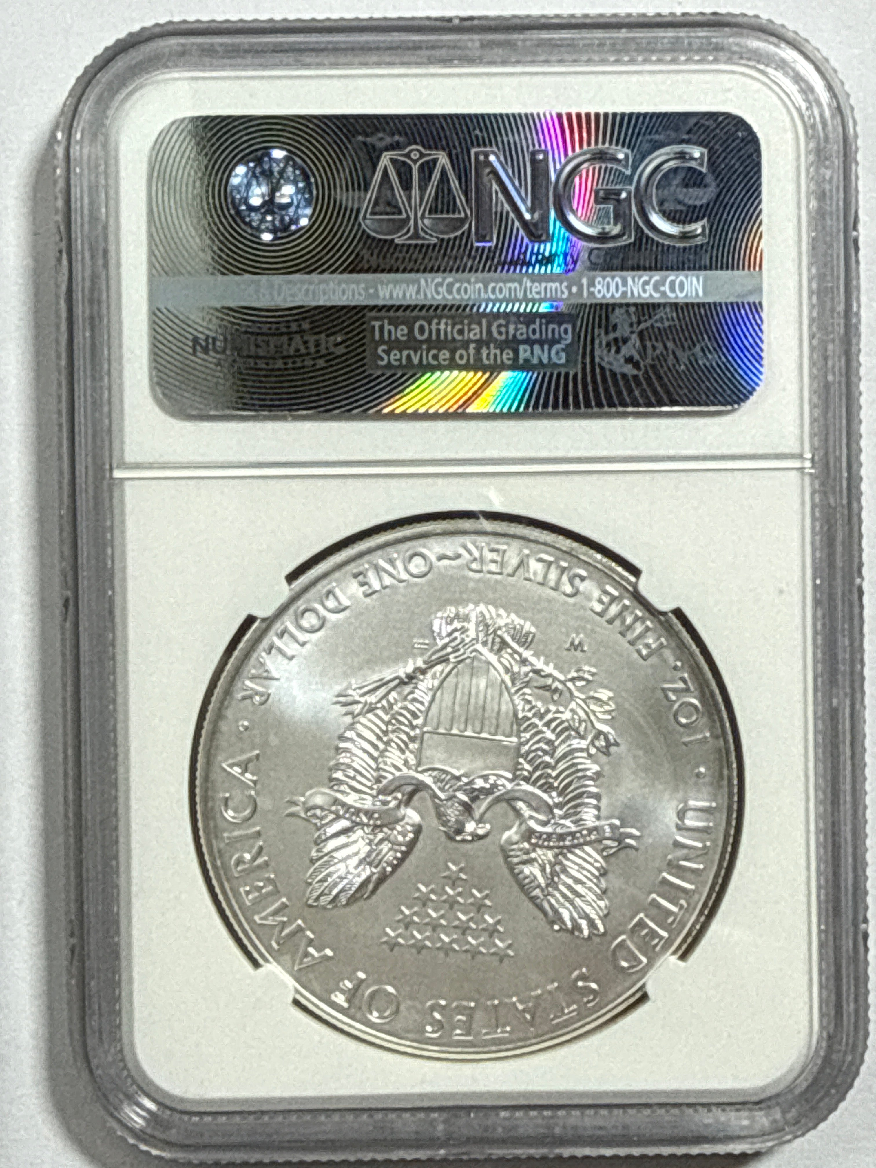 2015-W Burnished American Silver Eagle NGC MS70 FDOI Blue Label