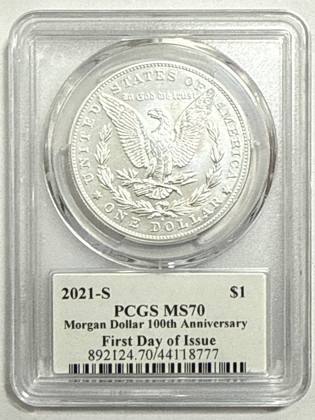 2025-S Morgan Silver Doillar NGC FDOI 100th Anniversary Thomas Cleveland