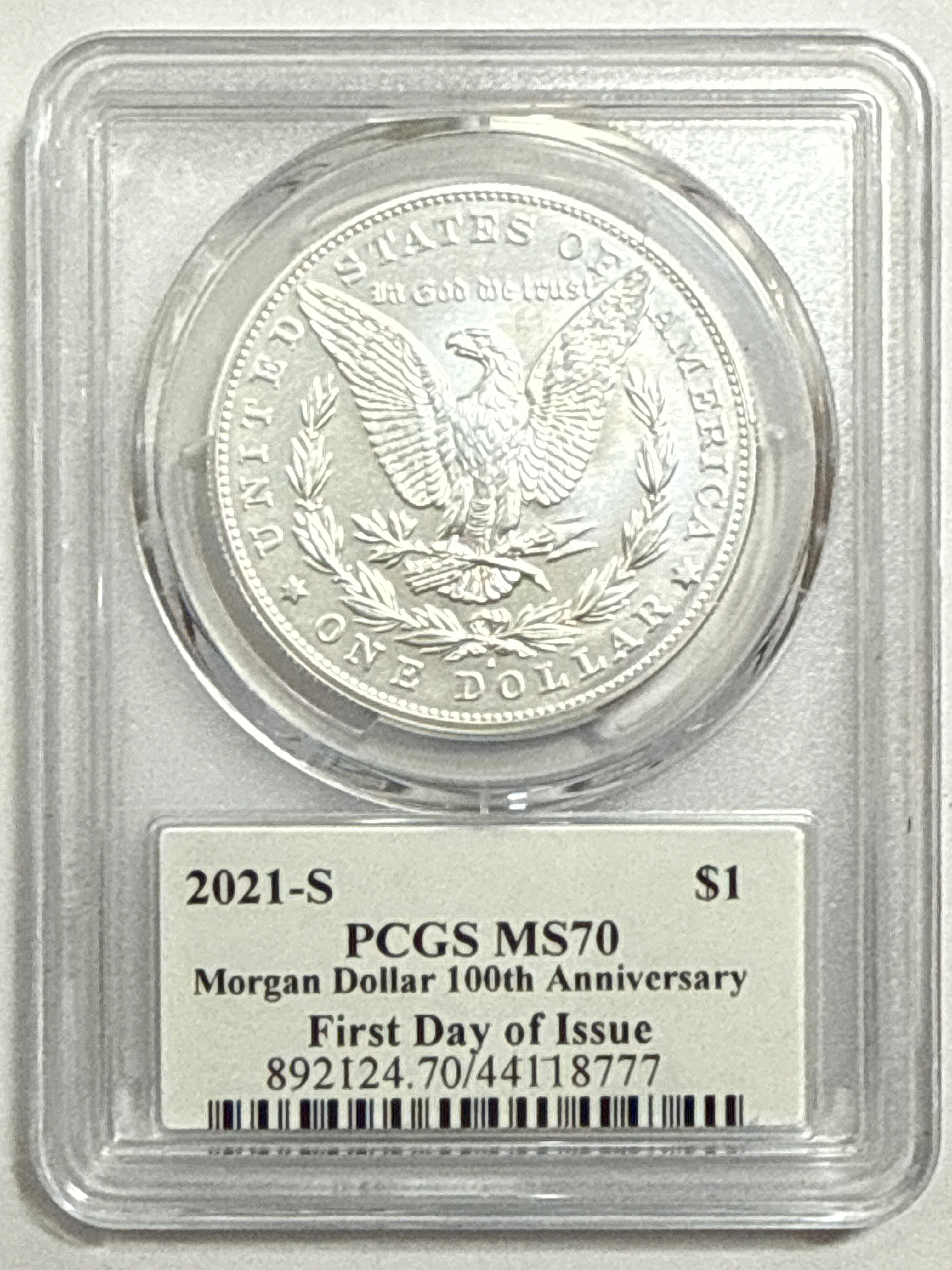 2025-S Morgan Silver Doillar NGC FDOI 100th Anniversary Thomas Cleveland