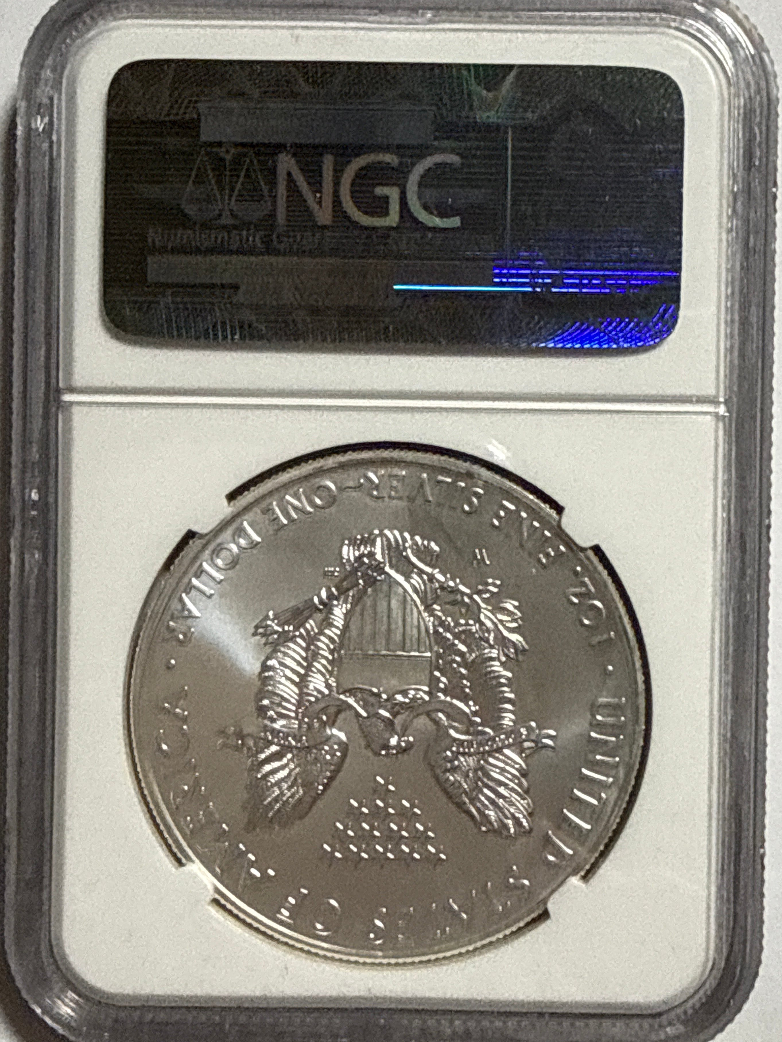 2011  Silver Eagles NGC 5 Piece-25th Anniversary Set -  MS/PF70/PF70-UCAM Early Releases  with Display Box