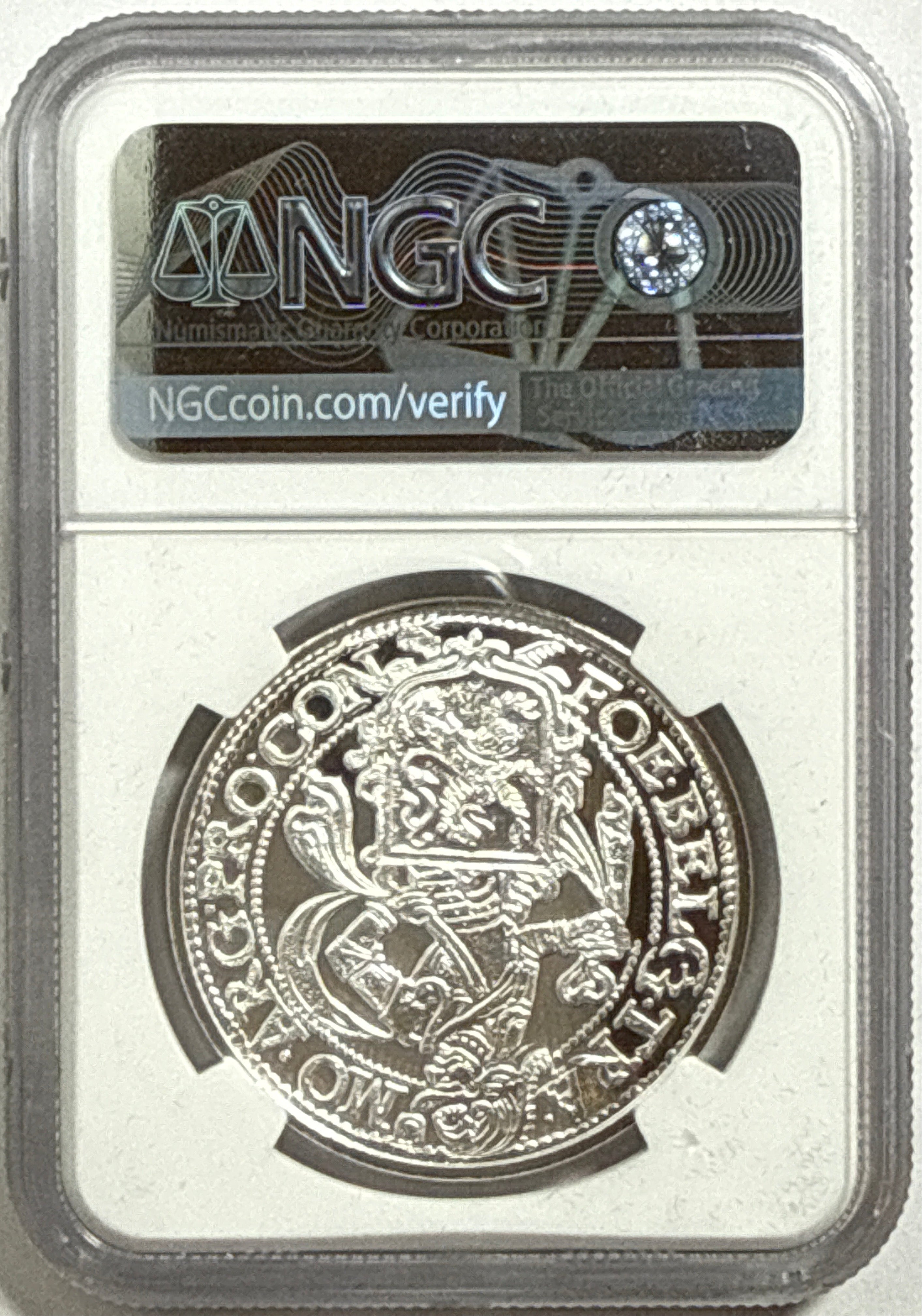 2017 Lion Dollar NGC Royal Dutch Mint .999 1 OZ Silver MS70