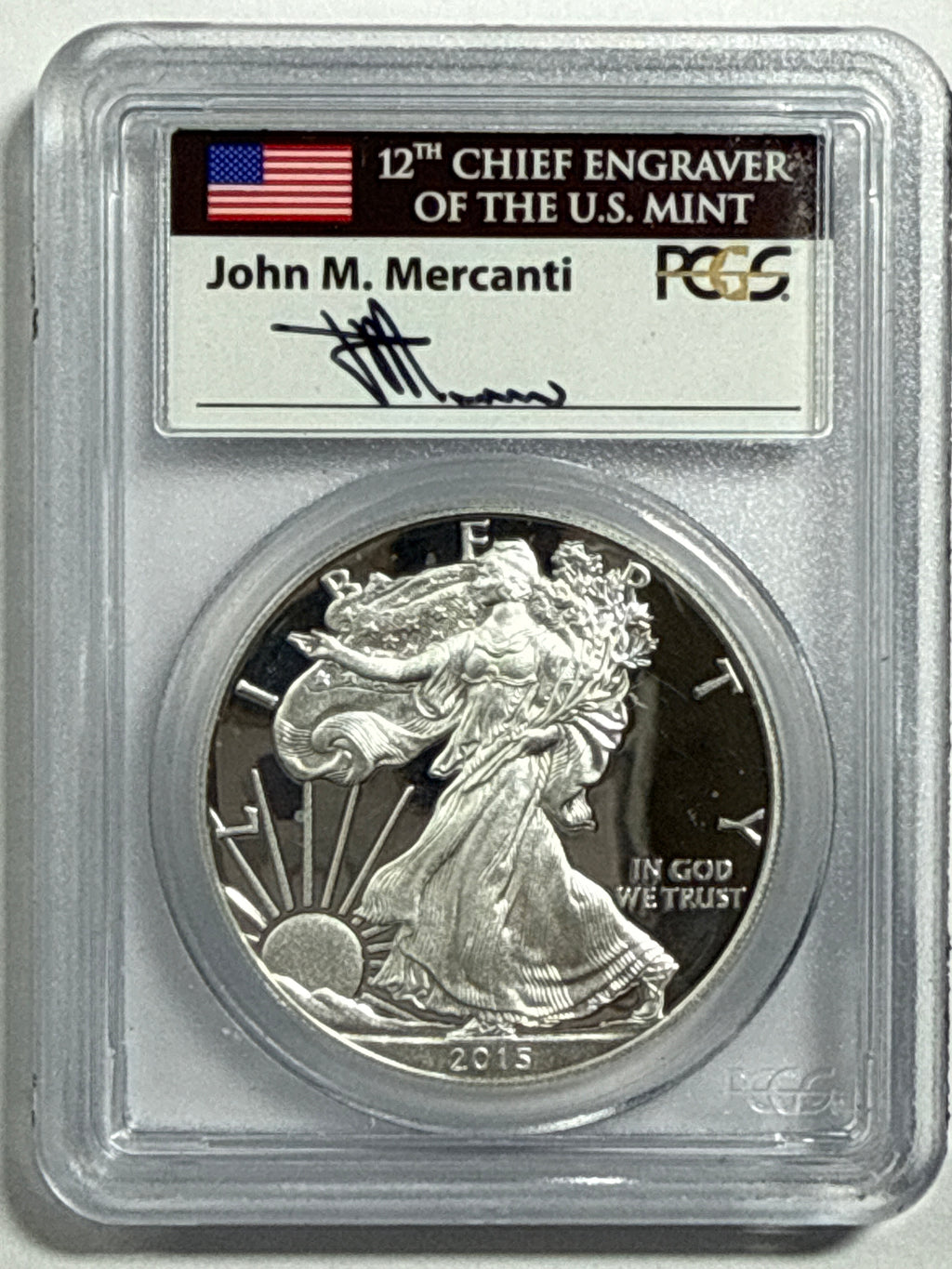 2015-W American Silver Eagle PCGS PRF70 DCAM FDOI 3 Coin Location Set-Florida Fun /Washington DC/PhiladelphiaMercanti