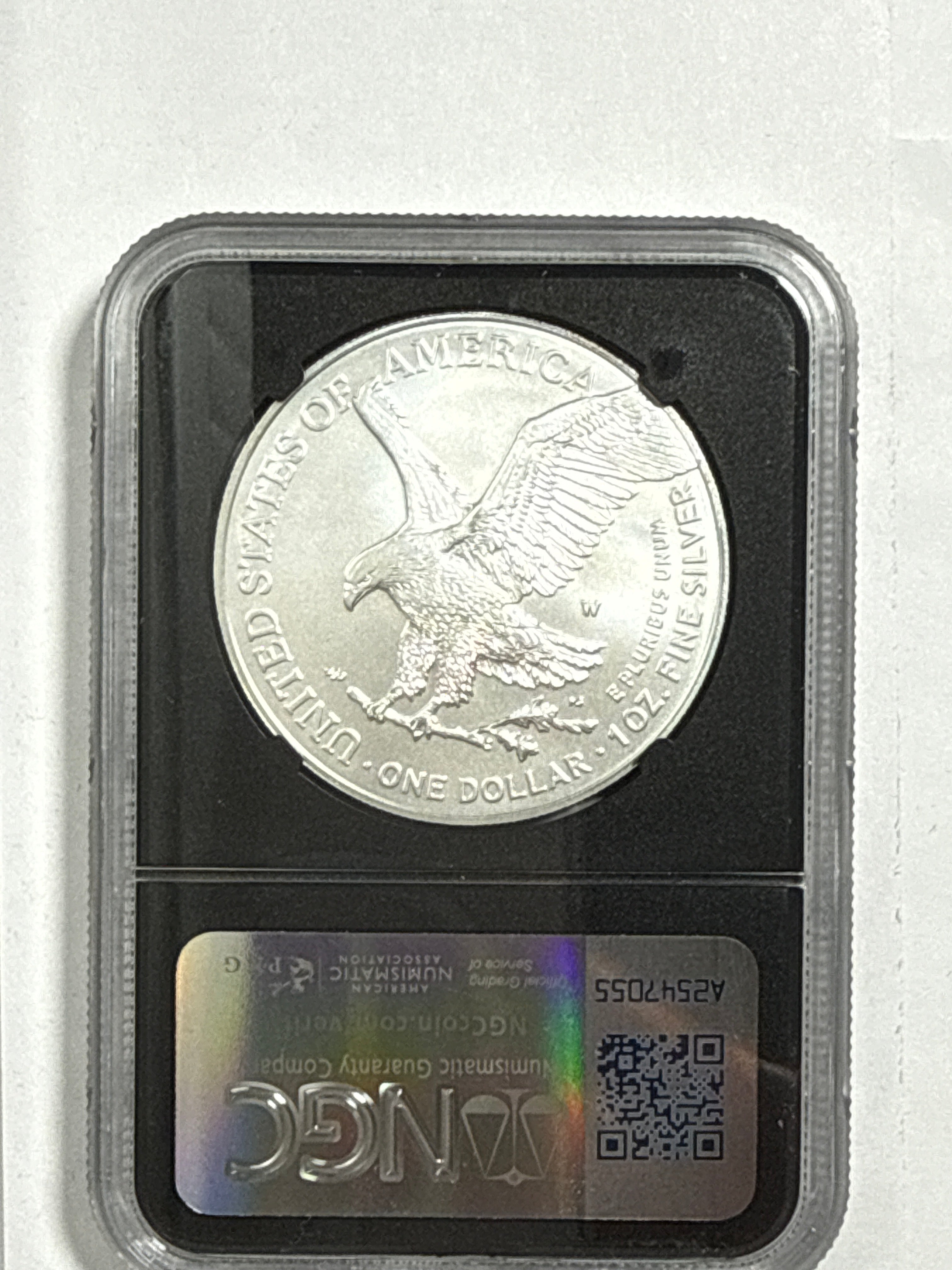 2025-W Burnished American Silver Eagle 5 Piece Set NGC MS70 FDOI Mercanti/Gaudioso/Ryder/Frost/Damstra with sisplay box