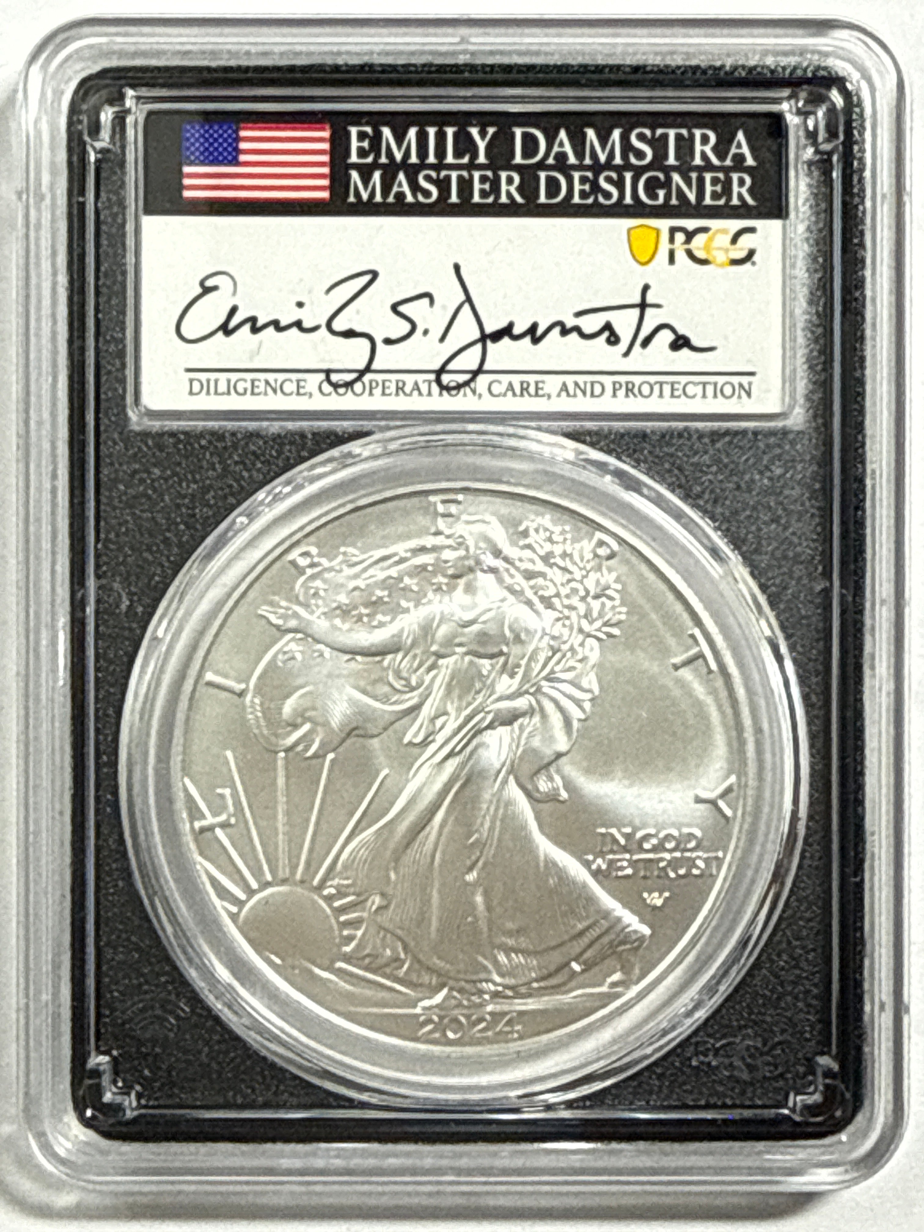 2024 American Silver Eagle 5-Coin Set NGC FDOI MS70 Mercanti/Ryder/Jones/Gaudioso/Damstra