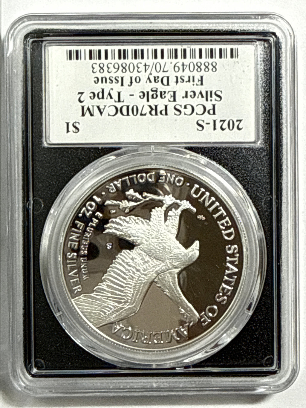 2021-S American Silver Eagle T-2 NGC/PCGS 3-Coin Box Set FDOI PF70 UCAM/PR70 DCAM FL Mercanti/Gaudioso/Damstra