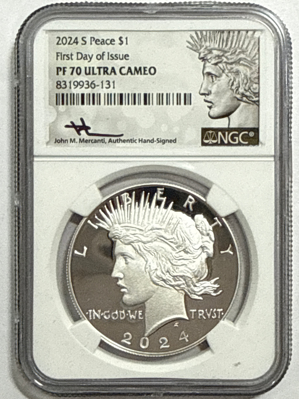 2024-P/S Morgan Silver Dollar 6 piece set NGC FDOI MS70/Reverse PF70/PF70 UMC Mercant Hand Signed