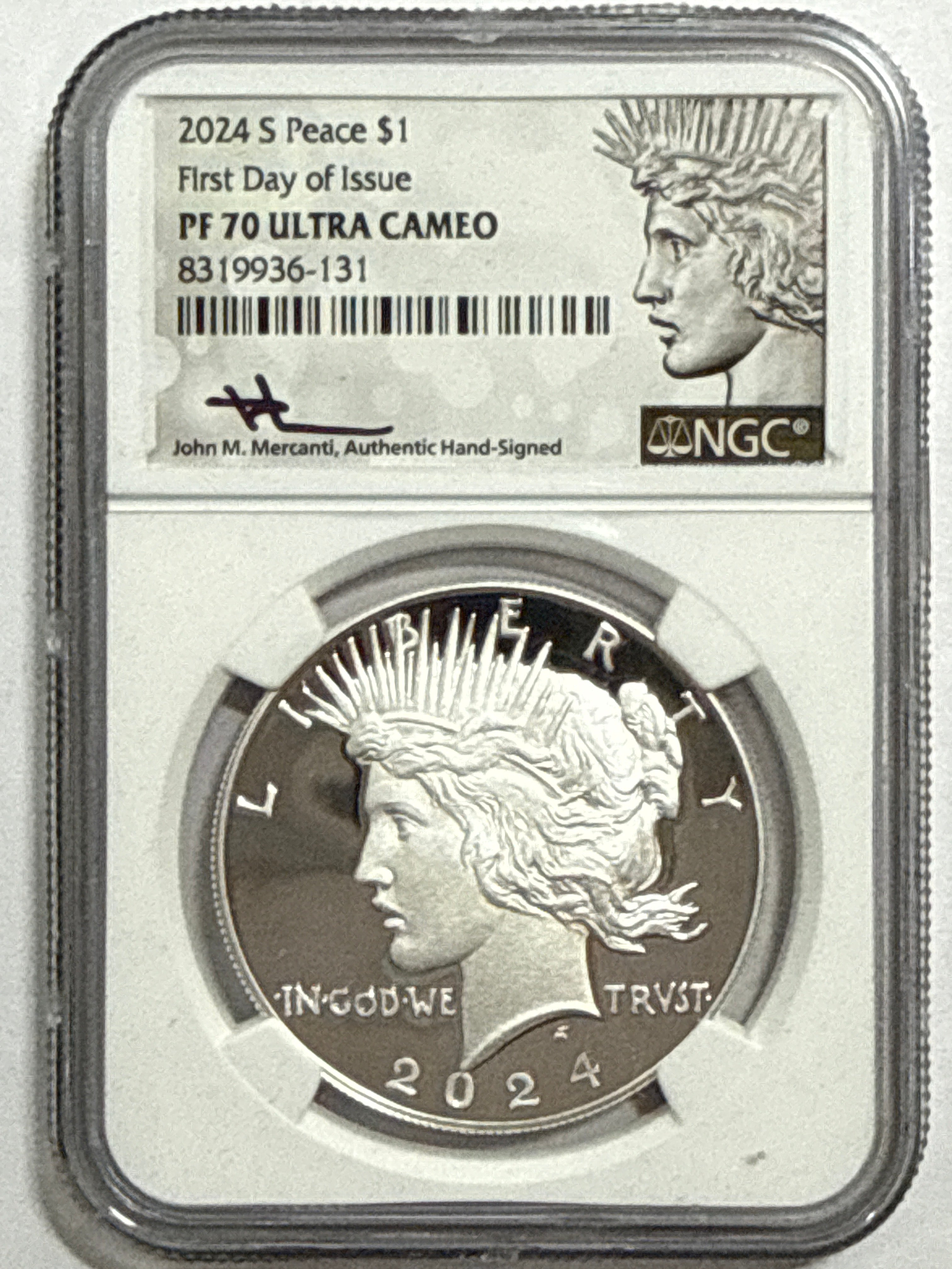 2024-P/S Morgan Silver Dollar 6 piece set NGC FDOI MS70/Reverse PF70/PF70 UMC Mercant Hand Signed