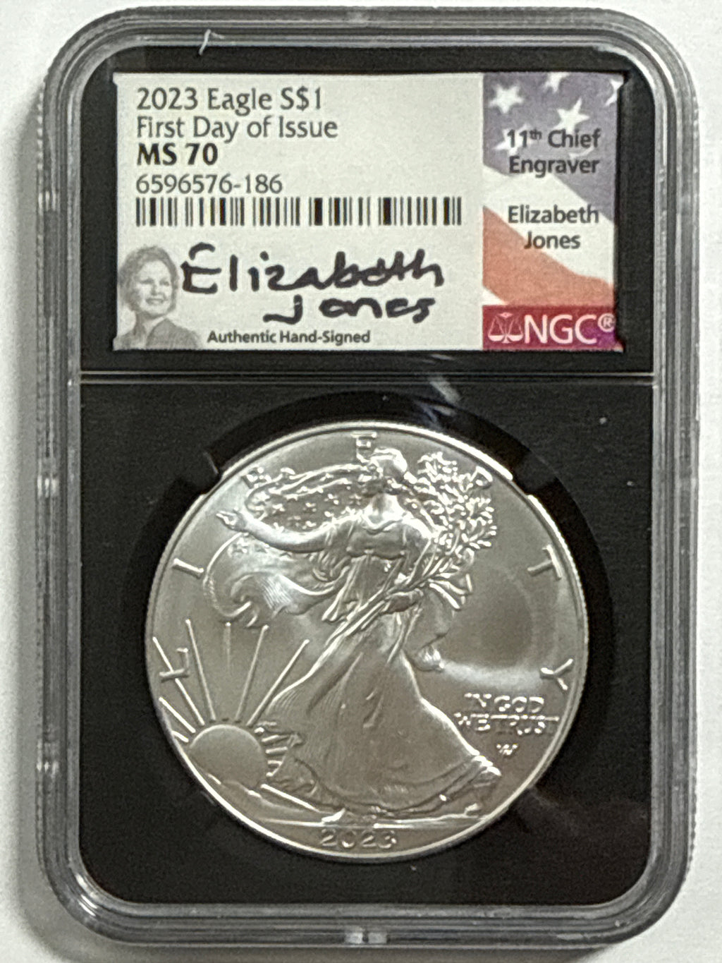 2023-P American Silver Eagle 5 Piece Set NGC MS70 FDOI FL Mercanti/Gaudioso/Ryder/Jones/Damstra