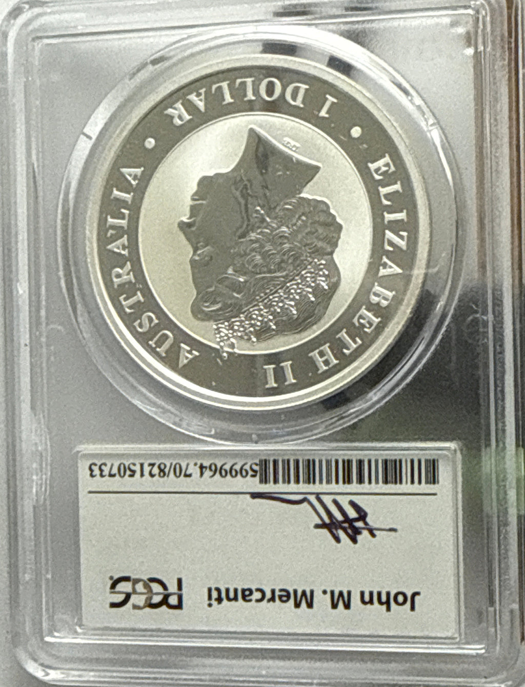 2017-P Australia $1 Silver Wedge-Tail Eagle PCGS FDI MS70 Mercanti