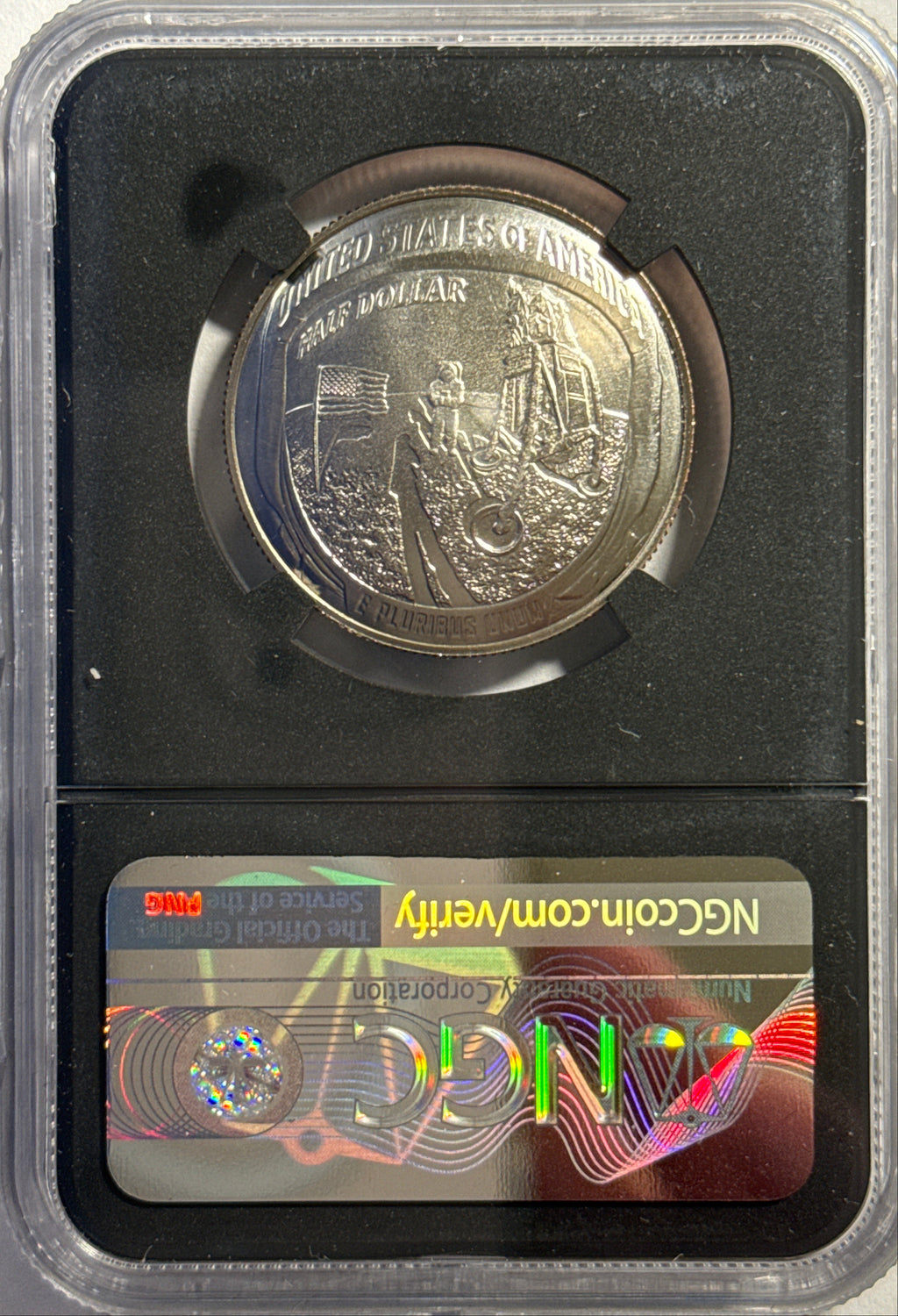 Vintage Vault: 2019 Apollo 11 Silver D/S/P 50C/$1 FDI MS70/PF70 UCAM NGC: Gold W $5 FDI MS70/PF70 UCAM NGC Charlie Duke Hand-Signed
