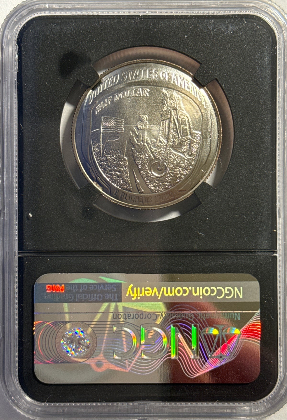 Vintage Vault: 2019 Apollo 11 Silver D/S/P 50C/$1 FDI MS70/PF70 UCAM NGC: Gold W $5 FDI MS70/PF70 UCAM NGC Charlie Duke Hand-Signed
