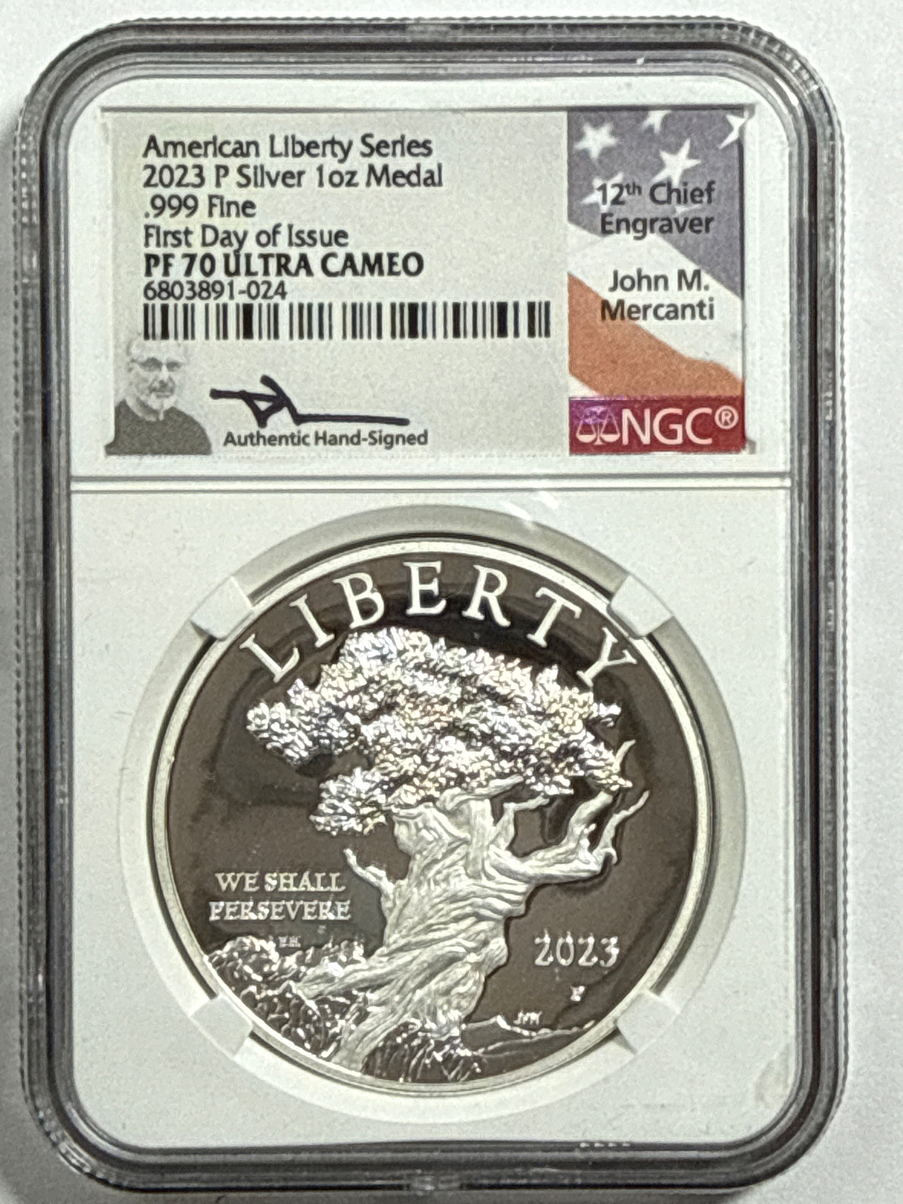 2023-P American Silver Eagle American Liberty Series 2 Coin Set NGC FDOI PF70 U CAM Mercant/Ryder