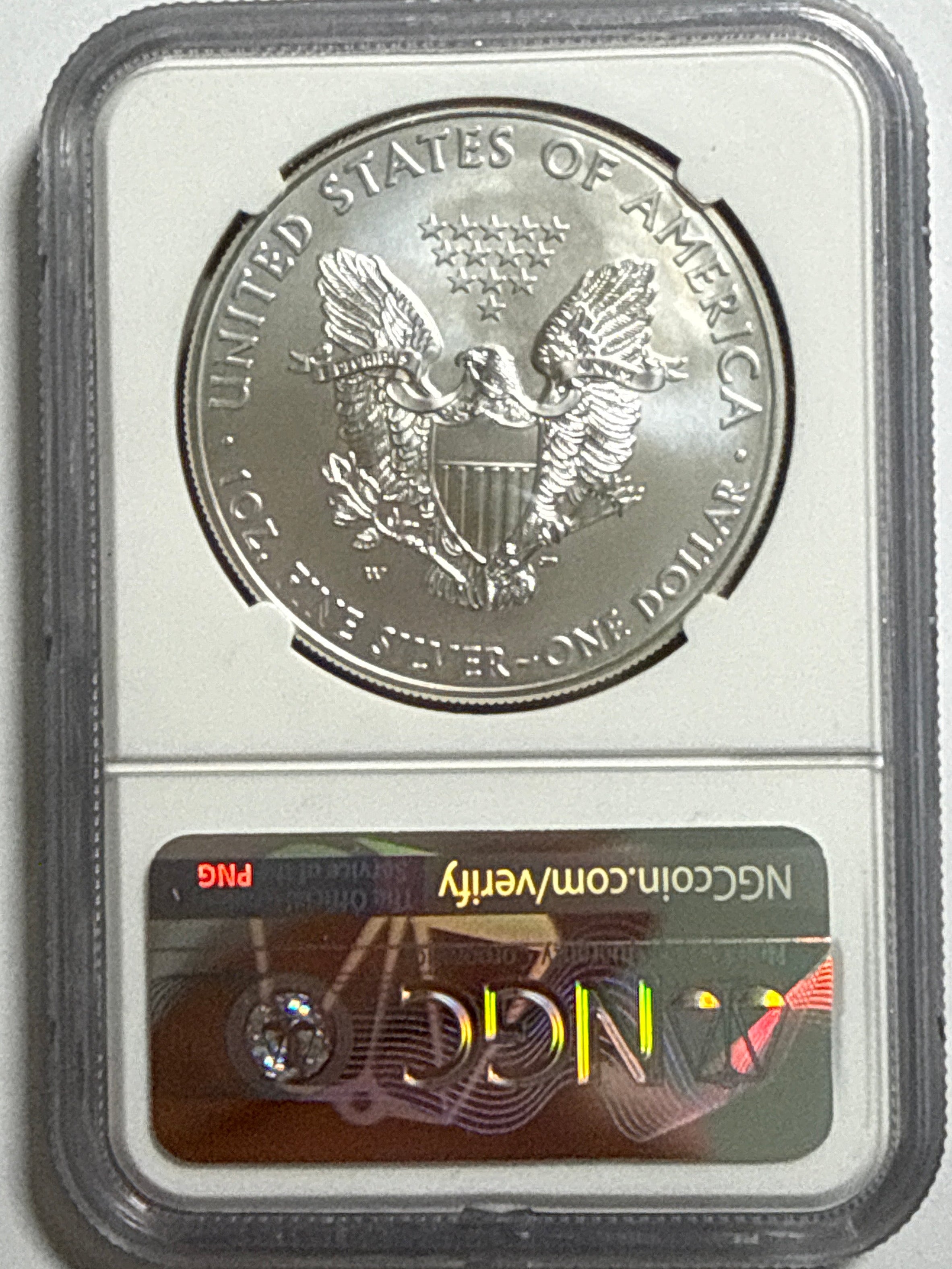 2011-W Burnished American Silver Eagle NGC MS70