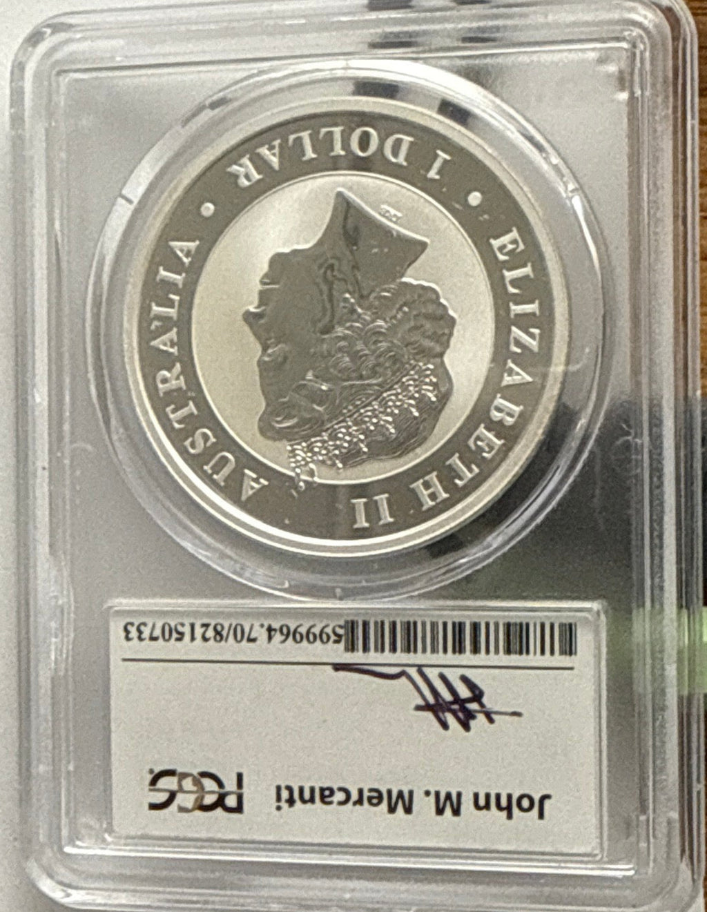 2017-P Australia $1 Silver Wedge-Tail Eagle PCGS FDI MS70 Mercanti