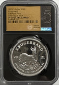 2021 South Africa S 1KR Krugerand Elephant Privy NGC FDI  PF70 UCAM