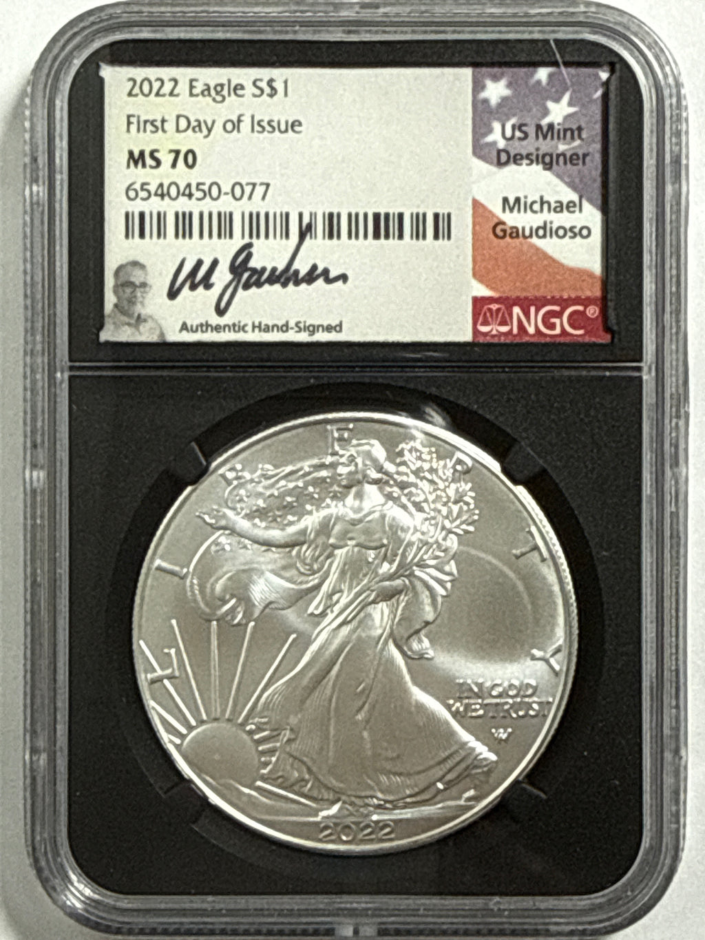 2022 American Silver Eagle 5-Coin Box Set NGC MS70 FDOI FL Mercanti/Gaudioso/Ryder/jones/Damstra