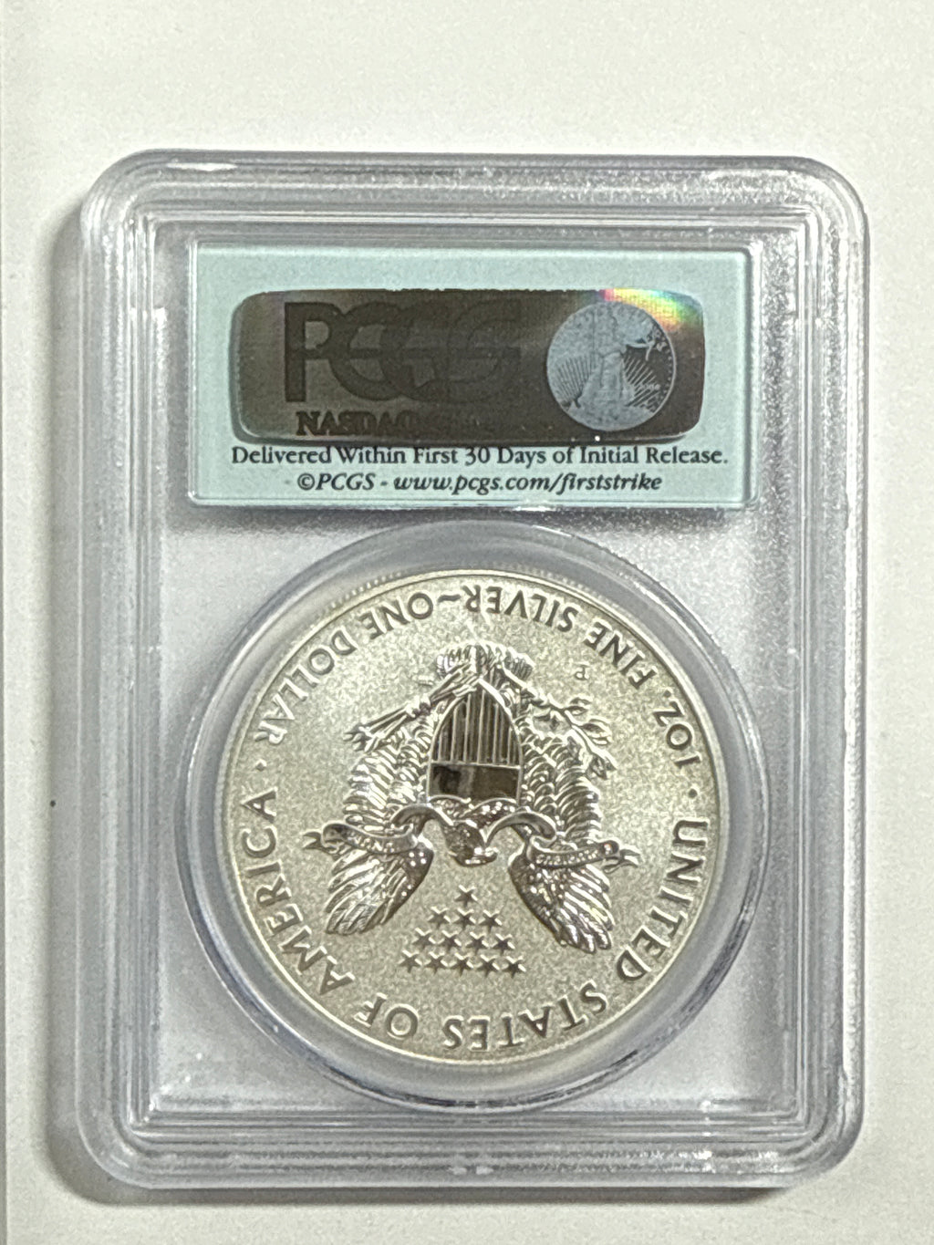 2011  Silver Eagle PCGS First Strike 5- piece set 25th Anniversary with Display Box