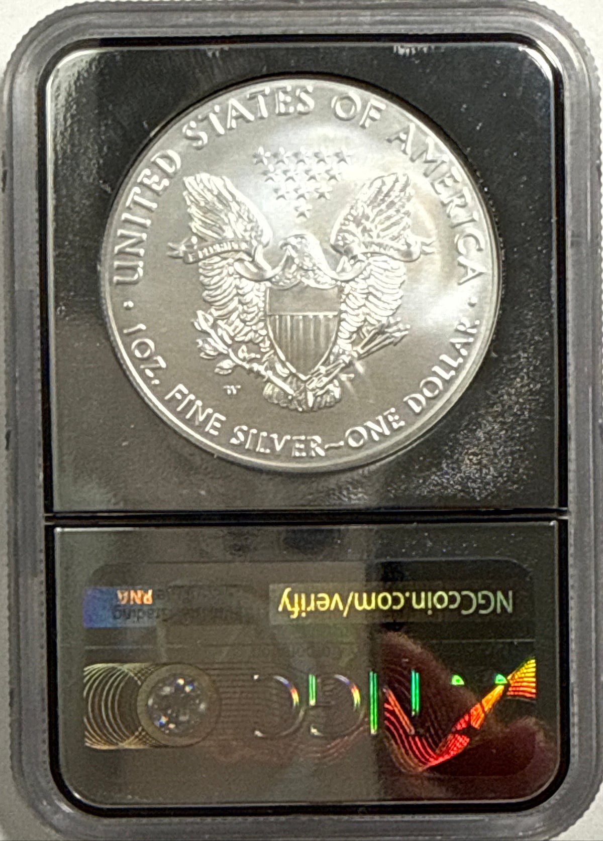 2020-W Burnished American Siver Eagle $1 NGC ER MS70 Star Label