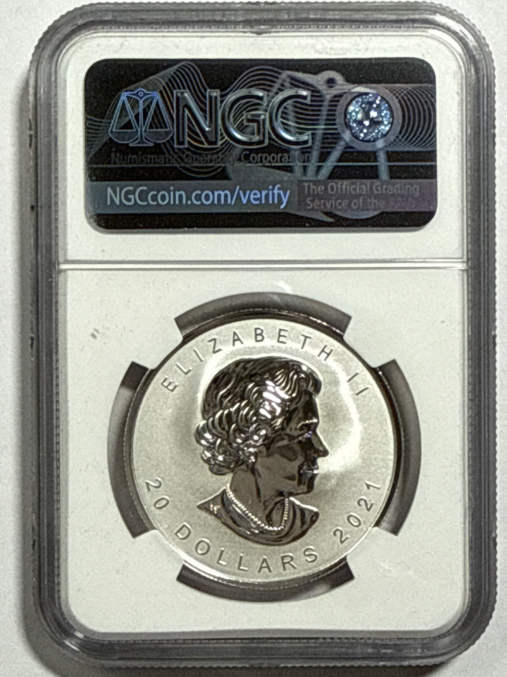 2021 1 oz Canada $20 Silver Maple Leaf - Super Incluse NGC First Day of Production Rev PF70