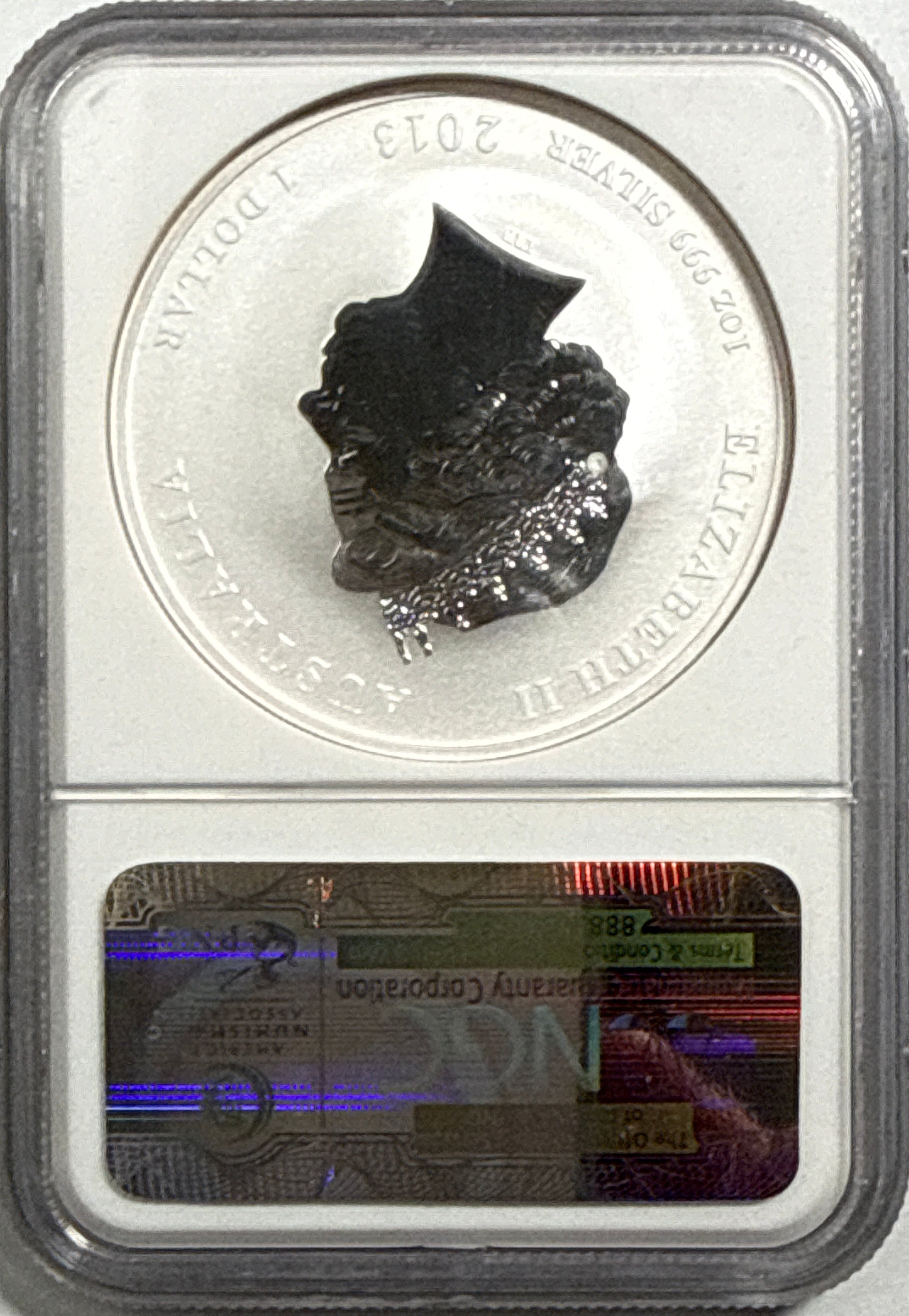 2013-P Australia $1 Year of the Snake NGC MS70 One of the First 1k Struck