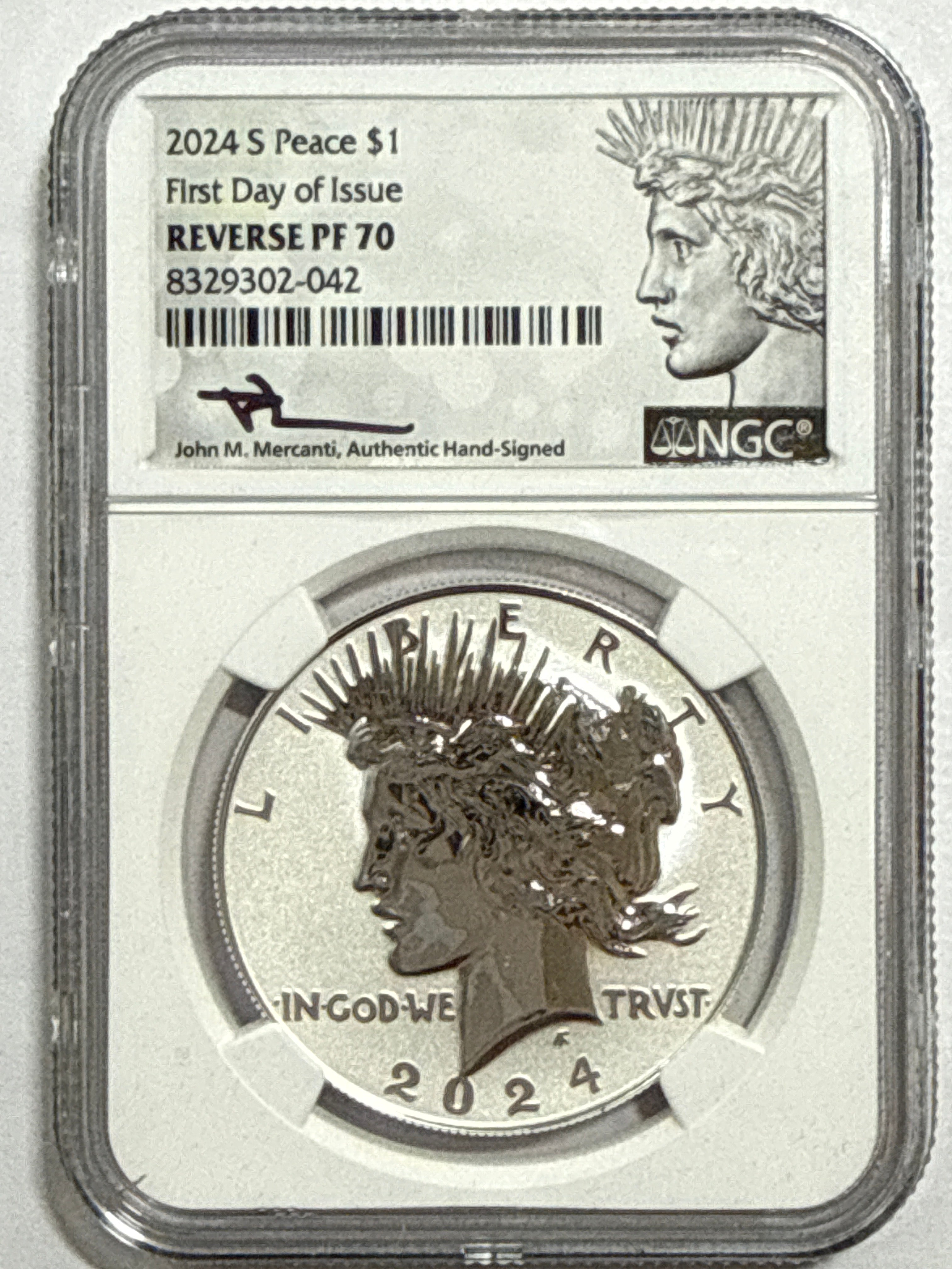 2024-P/S Morgan Silver Dollar 6 piece set NGC FDOI MS70/Reverse PF70/PF70 UMC Mercant Hand Signed
