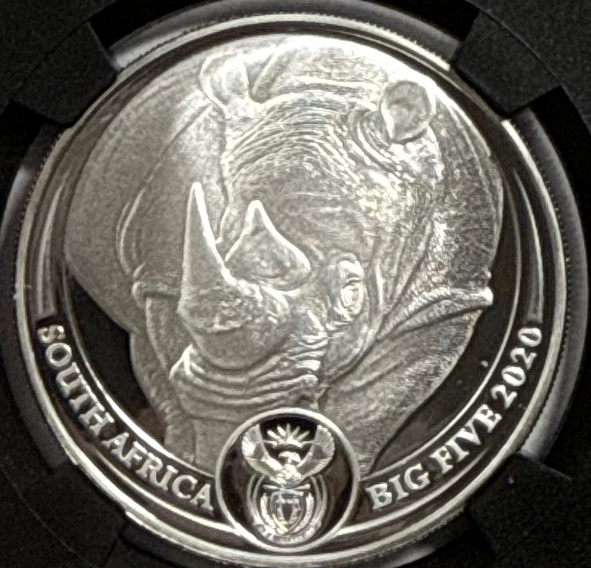 2019/2020/2021/ South Africa NGC FDI PF70 UCAM S5R Big 5 Elephant/Lion/Rhino/Spotted Leopard/Buffalo Tumi Tsehio signed
