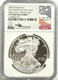 2016-W American Silver Eagle 2019 WP Mint Hoard 30th Anniv.-Lettered Edge NGC PF70 UCAM Mercanti