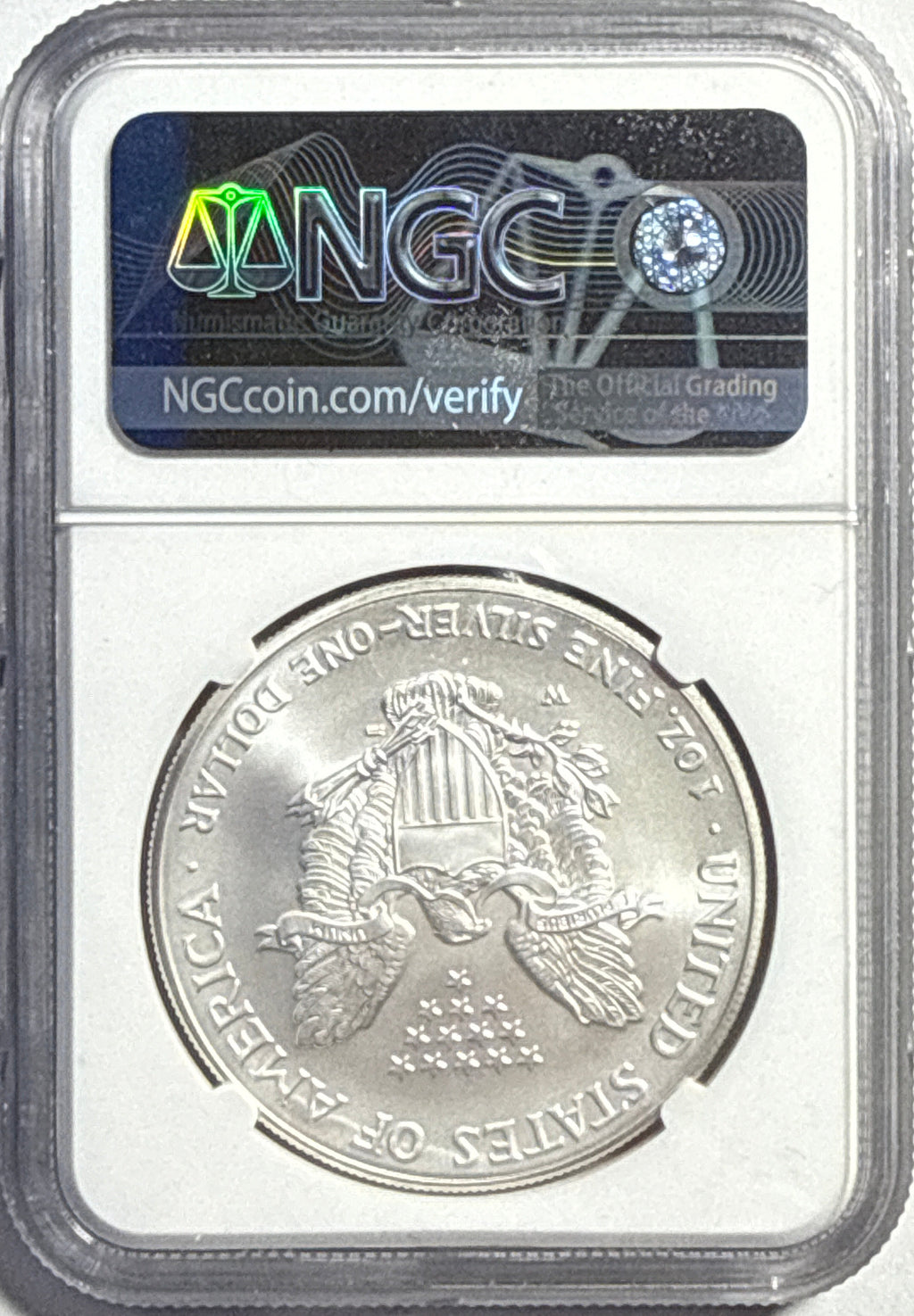 2006-W Burnished American Silver Eagle $1 NGC MS70 Mercanti Hand-Signed