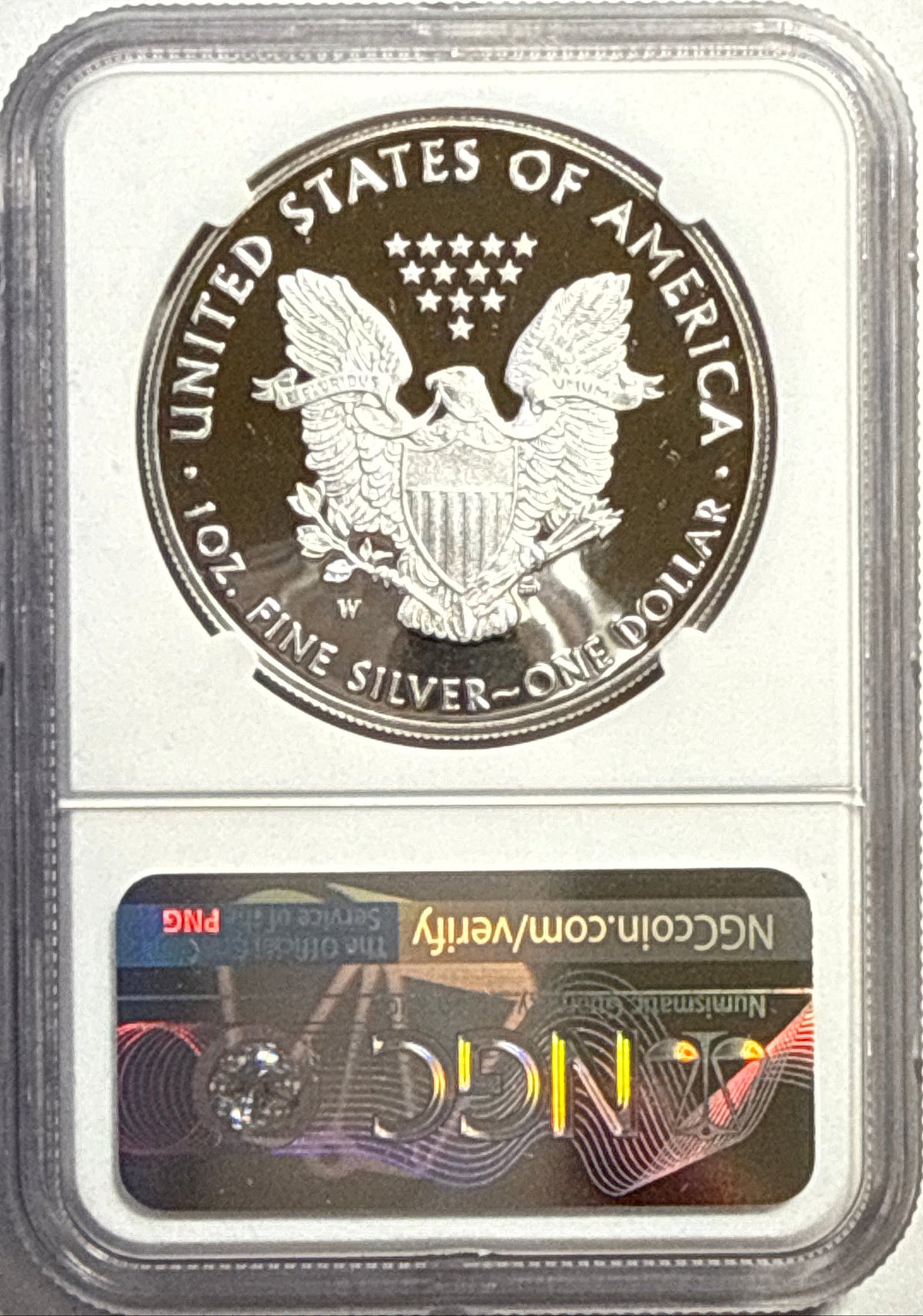2020-W American Silver Eagle $1 NGC FDI PF70 UCAM FL Mercanti Hand-Signed.