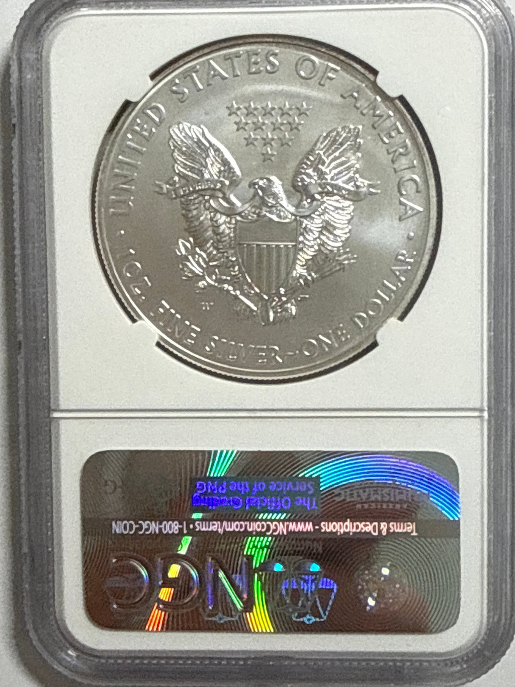 2011-W Burnished American Silver Eagle NGC MS70