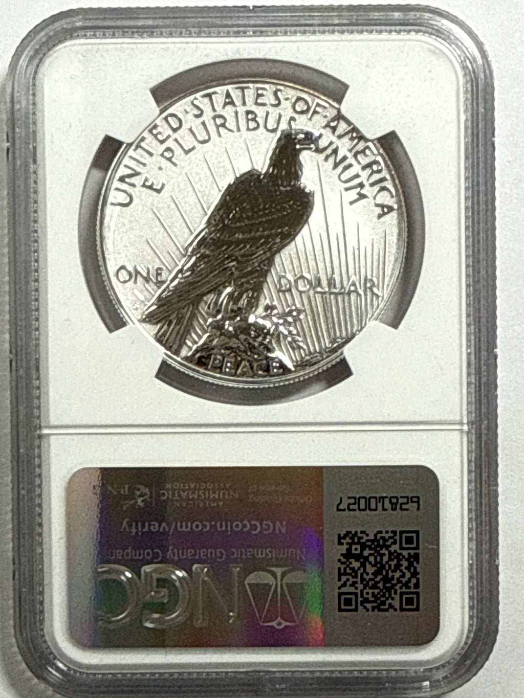 2023-S Morgan/Peace Silver Dollar 4 Piece Set NGC MS70/PF70UCAM Mercanti Hand Signed