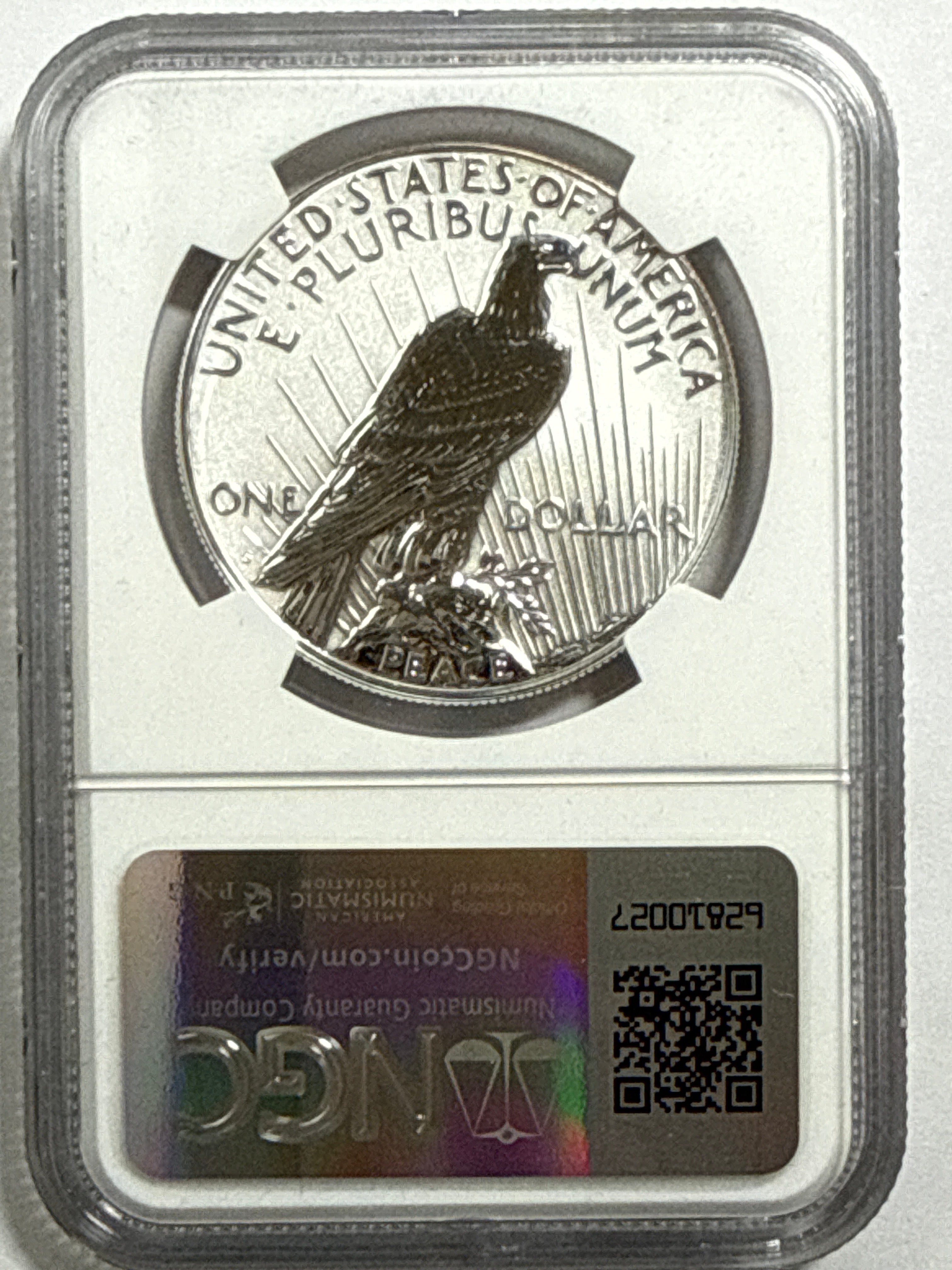 2023-S Morgan/Peace Silver Dollar 4 Piece Set NGC MS70/PF70UCAM Mercanti Hand Signed