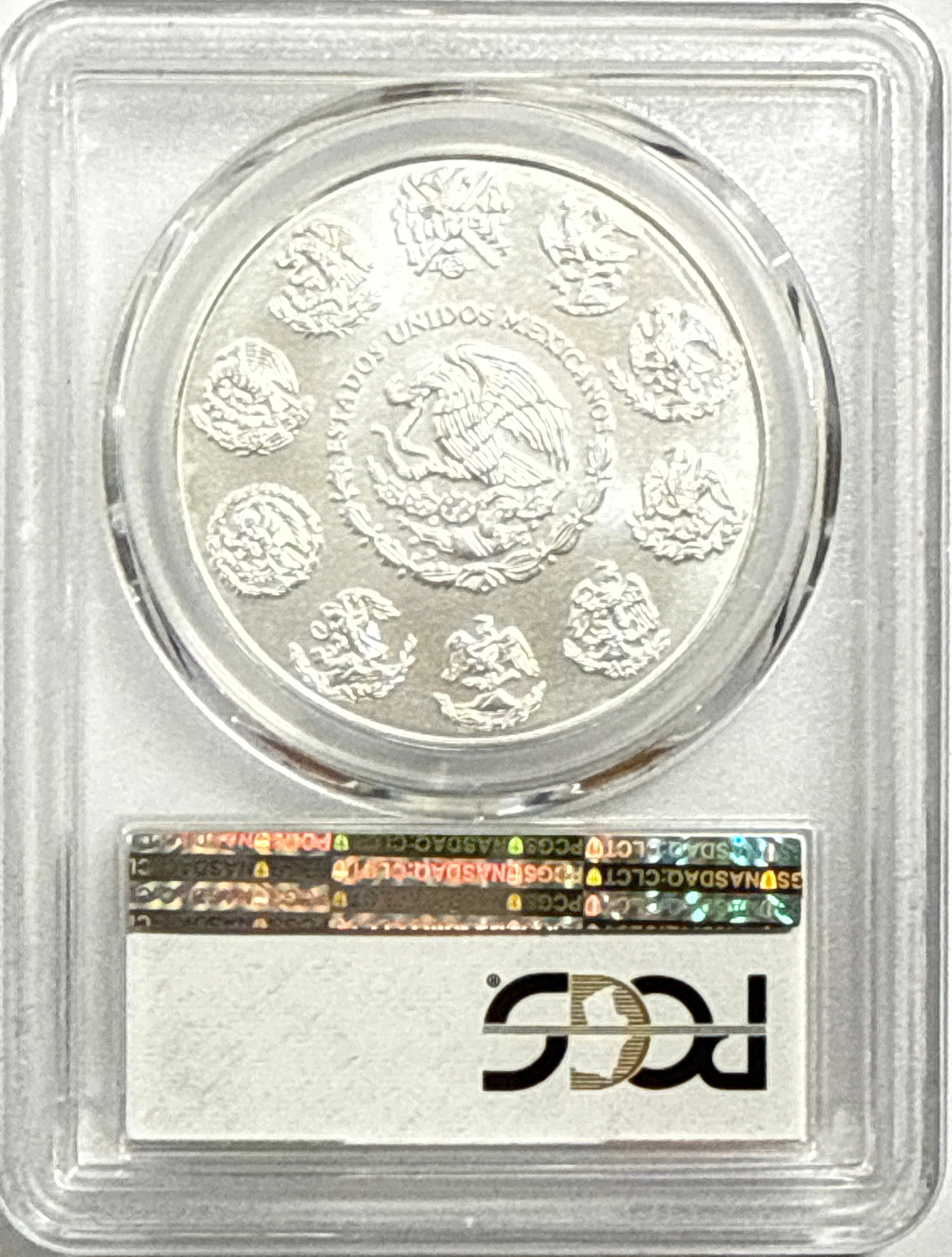 2015-MO Mexico Silver Libertad `1 Onza PCGS MS69
