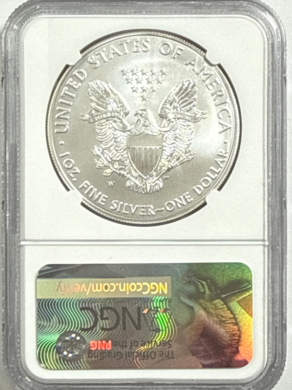 2016-W Burnished American Silver Eagle NGC MS70 LE John Mercanti Hand Signed