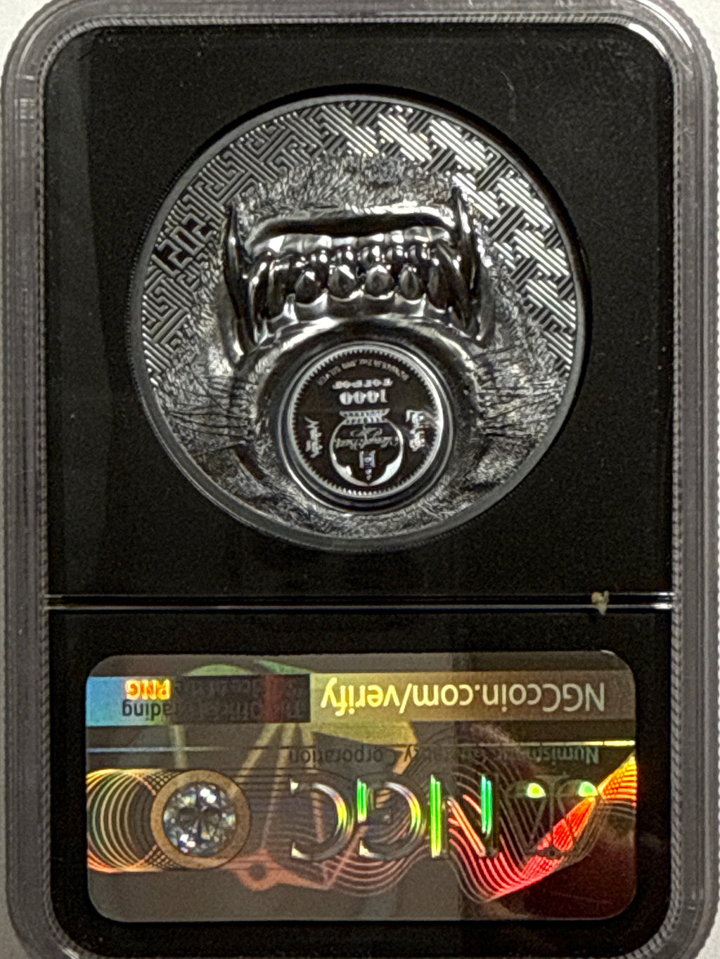 2021 Mongolia Silver Mystic Wolf 500T/1000T/2000T NGC 3-Coin Box Set Ultra High Relief FDI PF70 UCAM