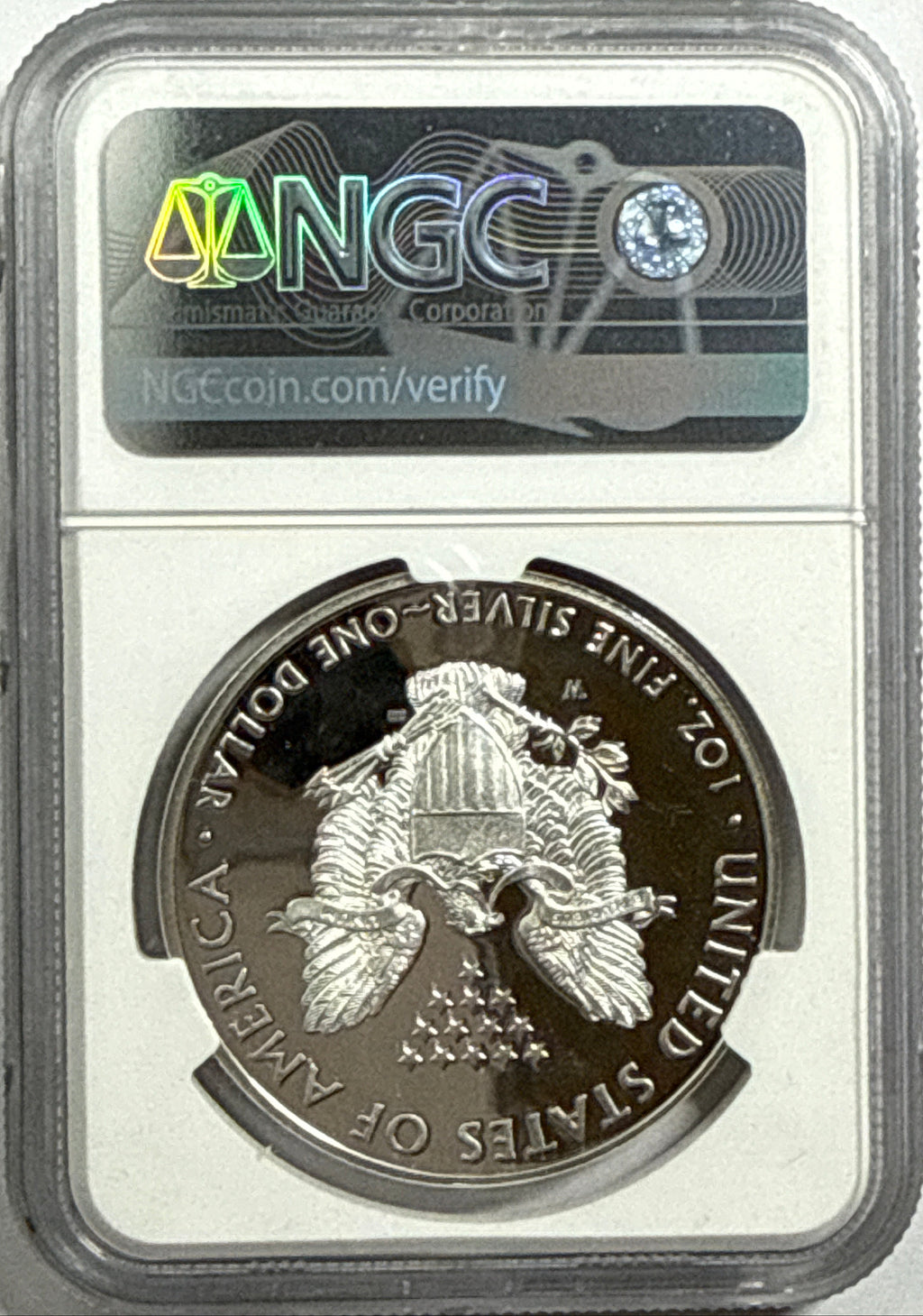 2016-W American Silver Eagle 2019 WP Mint Hoard 30th Anniv.-Lettered Edge NGC PF70 UCAM Mercanti