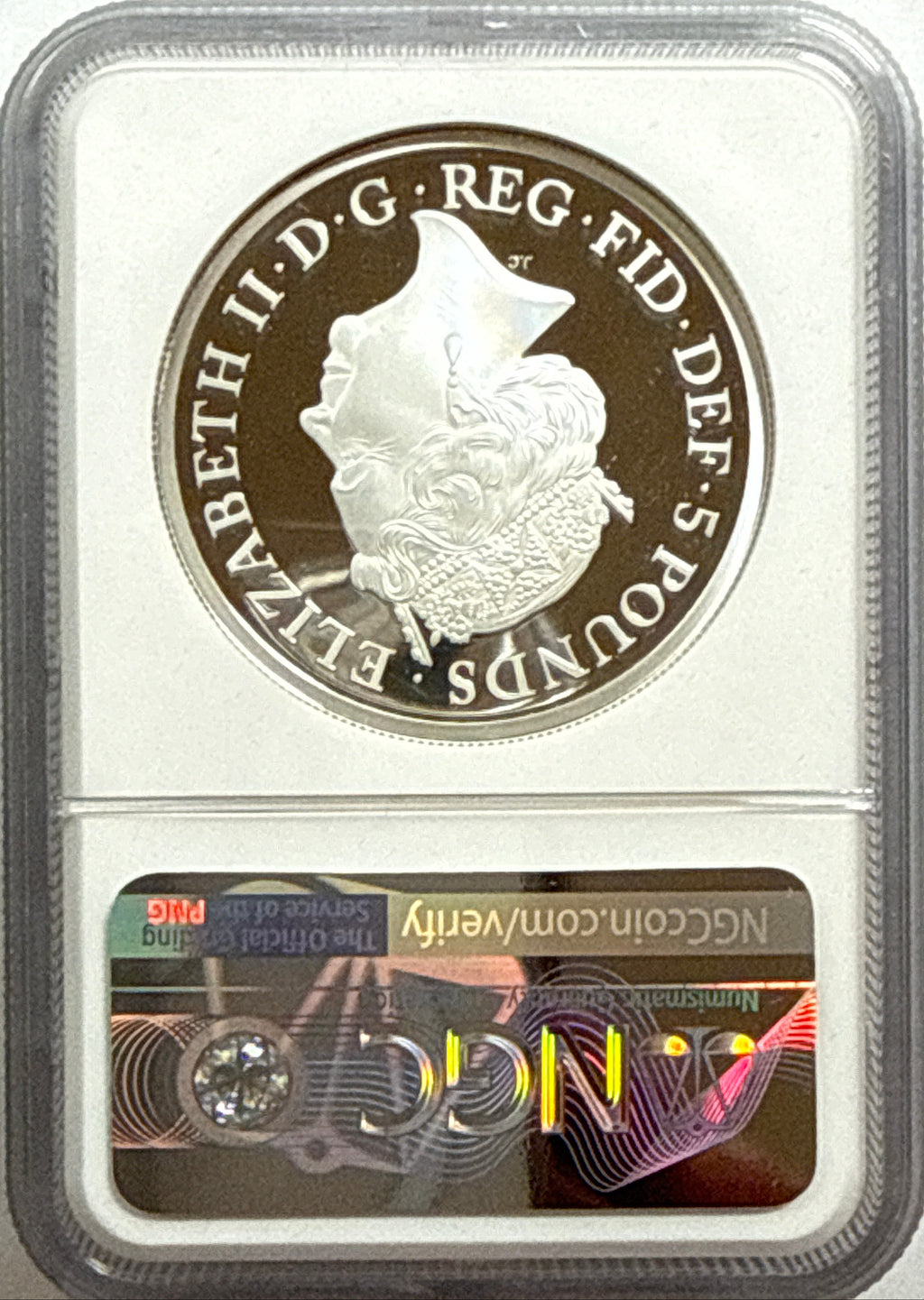 2021 2oz G. Britain £5 Britannia Lion NGC FDI PF70 UCAM