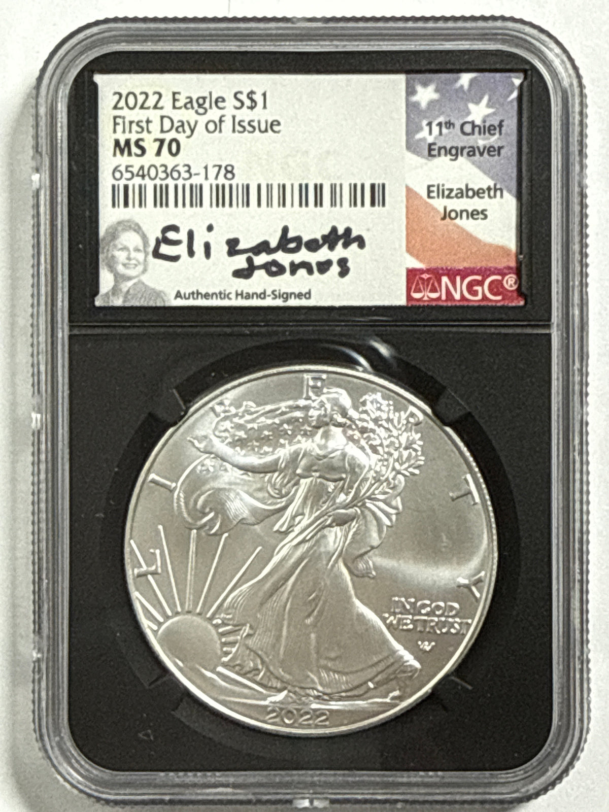 2022 American Silver Eagle 5-Coin Box Set NGC MS70 FDOI FL Mercanti/Gaudioso/Ryder/jones/Damstra