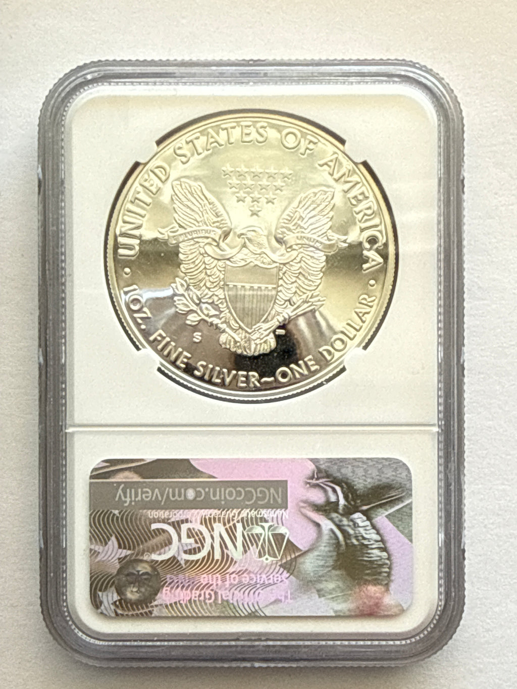 2017-S American Silver Eagle NGC 1 oz PF70 UCAM Congratulaytions SetI J. M. Mercanti hand signed  Art Label