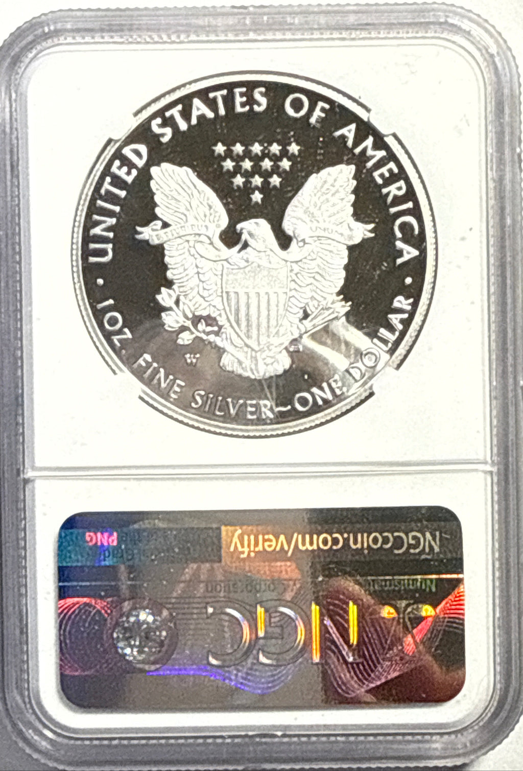 2021-W American Silver Eagle $1 NGC Heradlic Eagle T-1 FR PF70 UCAM Mercanti Hand-Signed
