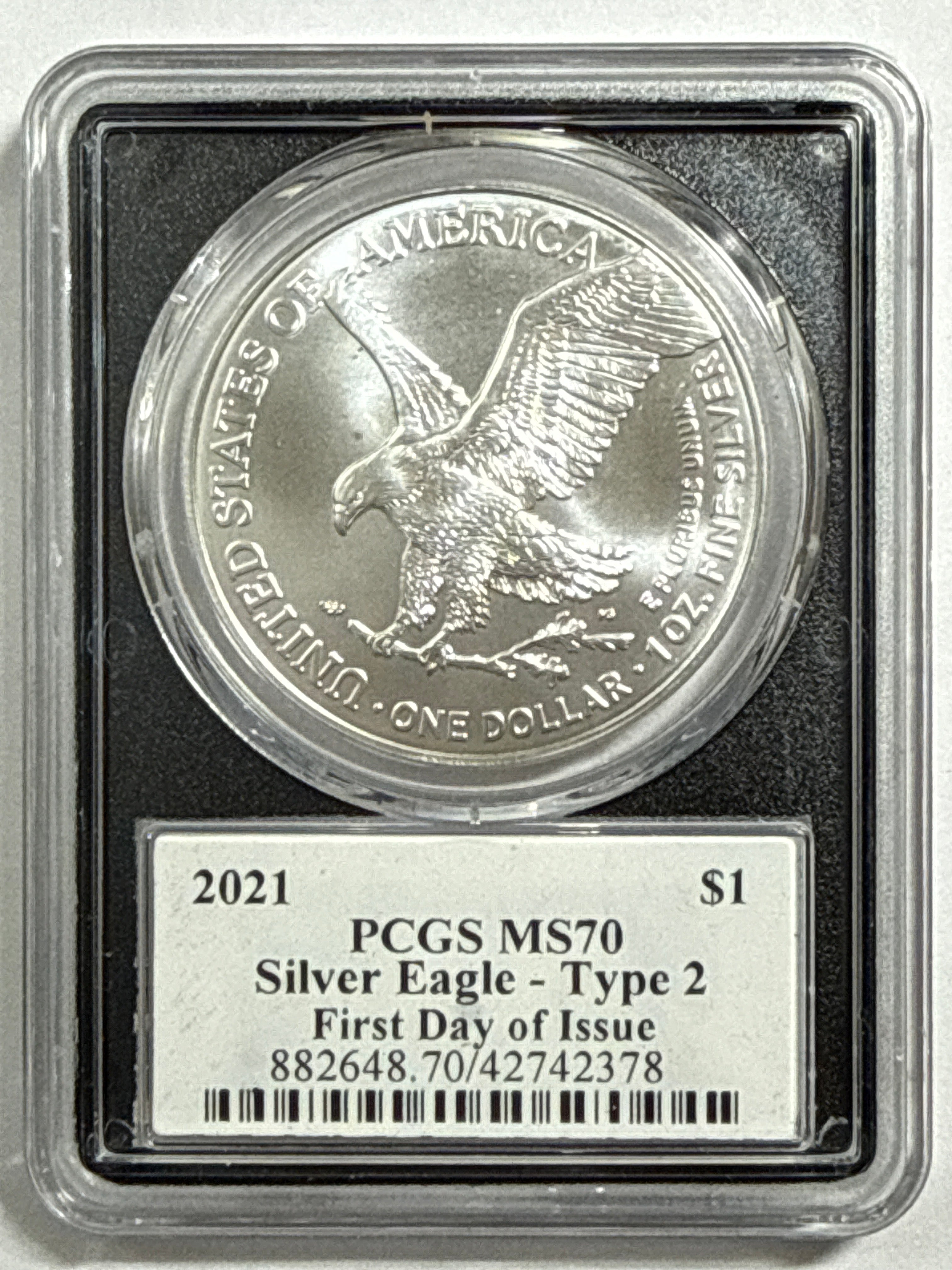 2021 American Silver Eagle T-2 5 Piece Set NGC MS70 FDOI FL Mercanti/Gaudioso/Moy/Jones/Damstra