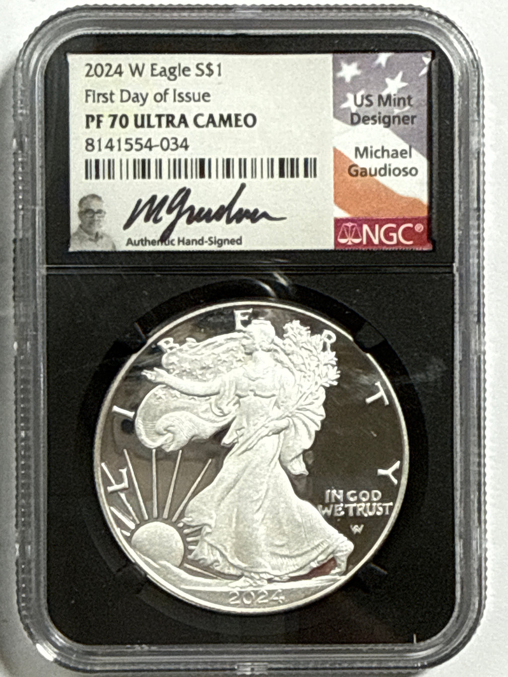 2024-W American Silver Eagle 5 Coin Set NGC FDOI PF70 UCAM/PR70 DCAM Gaudioso/Mercanti/Ryder/Jopnes/Damstra