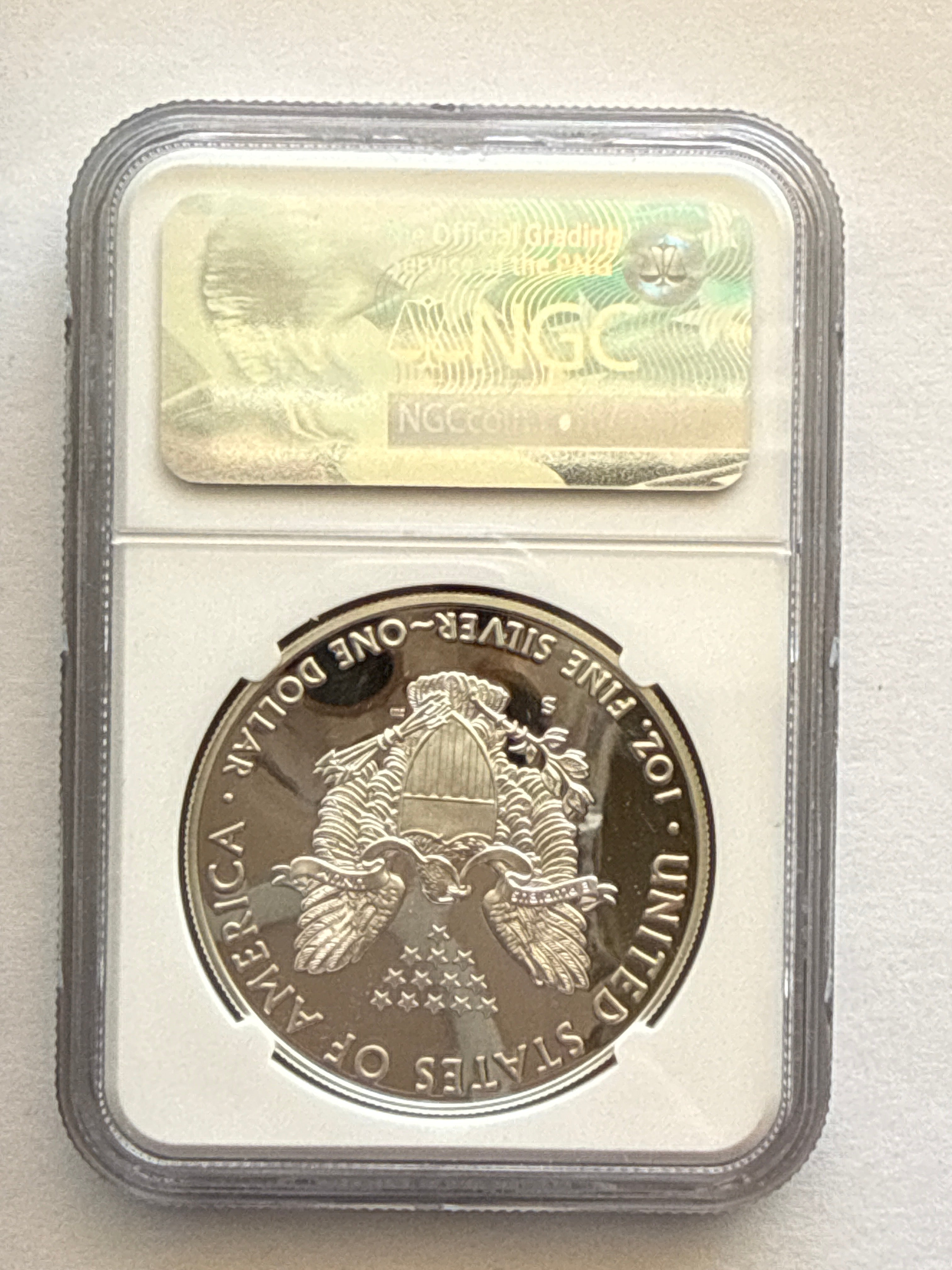2017-S American Silver Eagle NGC 1 oz PF70 UCAM Congratulaytions SetI J. M. Mercanti hand signed  Art Label