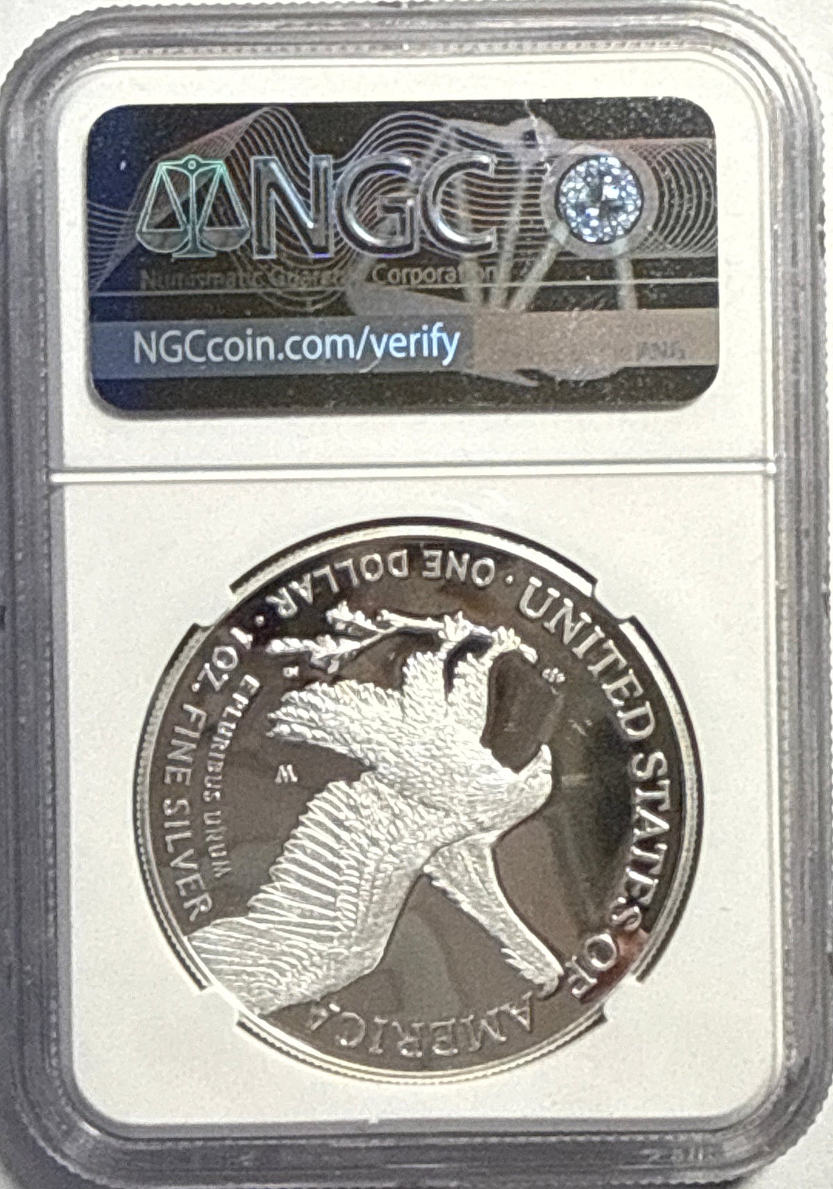 2022-W American Silver Eagle $1 NGC Adv Rel PF70 UCAM Thomas Uram Hand-Signed